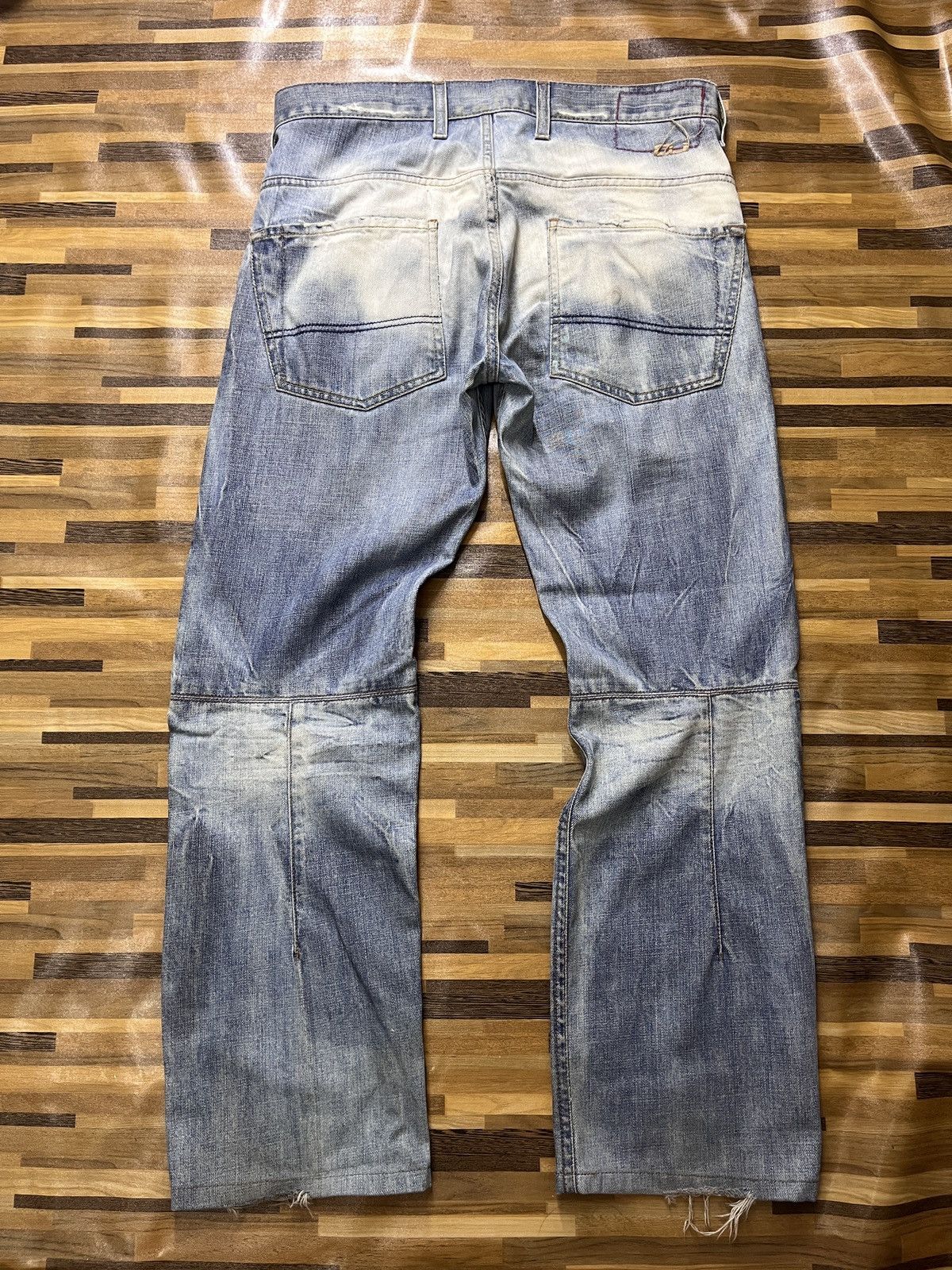 Designer × Vintage Steals Made In Italy Bleach Denim Casucci Size US 34 / EU 50 - 18 Thumbnail