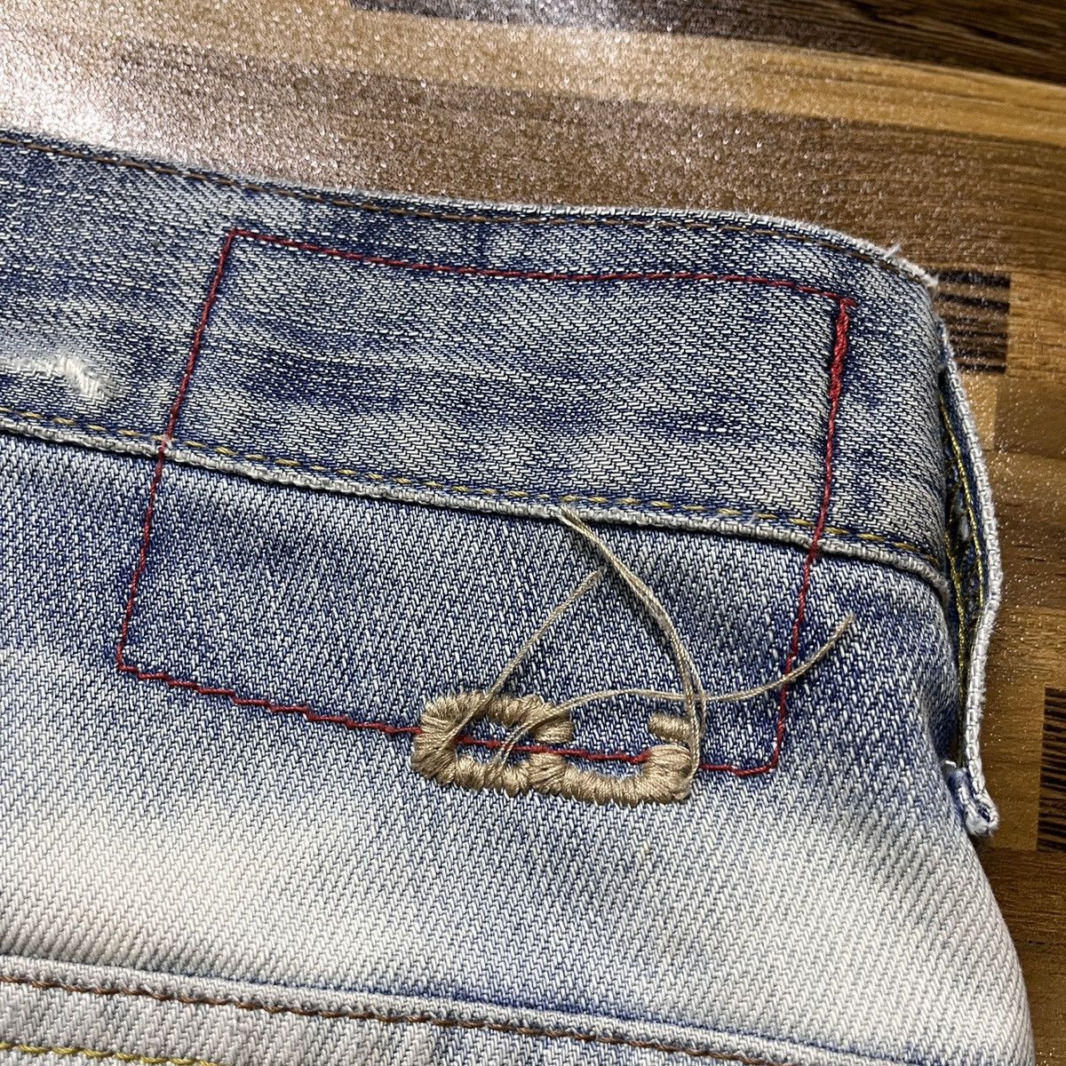 Designer × Vintage Steals Made In Italy Bleach Denim Casucci Size US 34 / EU 50 - 16 Thumbnail