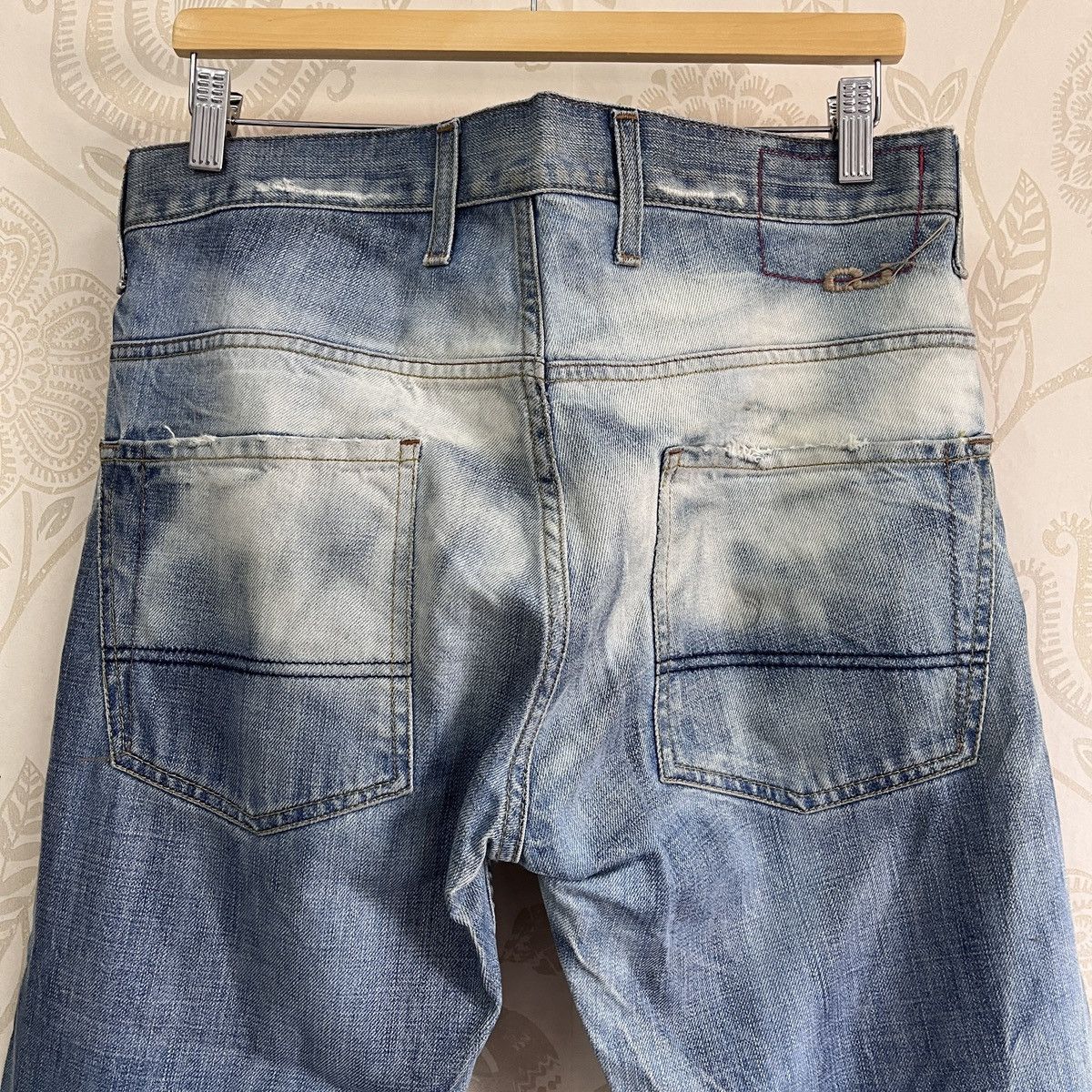 Designer × Vintage Steals Made In Italy Bleach Denim Casucci Size US 34 / EU 50 - 21 Thumbnail