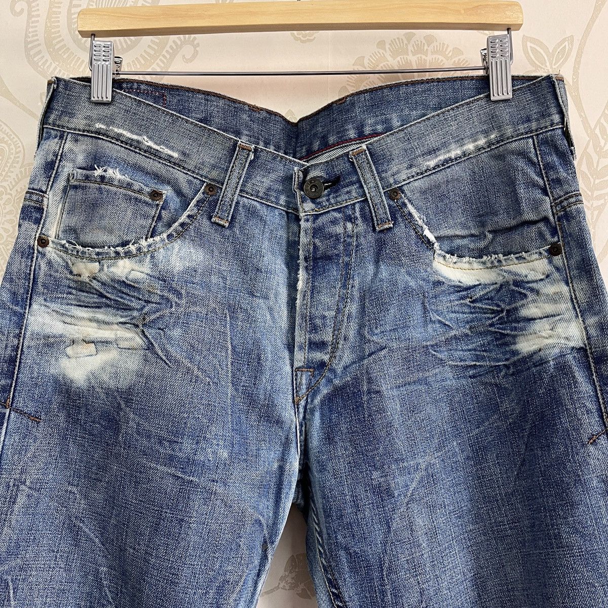 Designer × Vintage Steals Made In Italy Bleach Denim Casucci Size US 34 / EU 50 - 20 Thumbnail