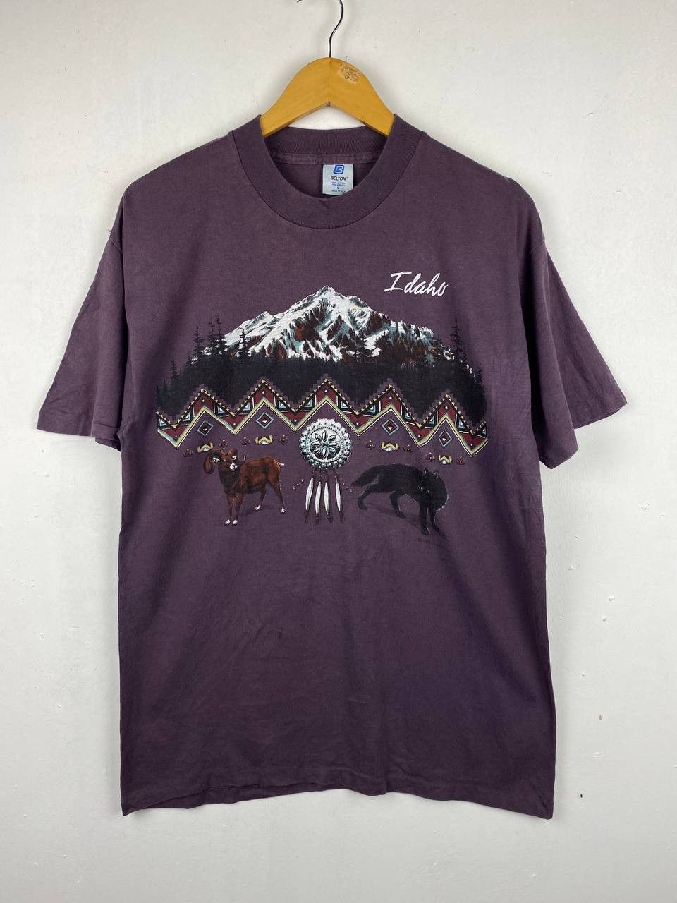 Vintage Vintage 90s Rare Idaho Animal Graphic Tee Nice Design Size US L / EU 52-54 / 3 - 1 Thumbnail