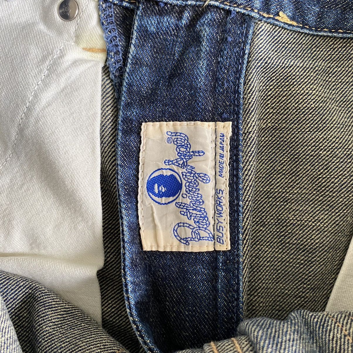 Bape Nigo Era Bape Busy Works Selvedge Denim Size US 32 / EU 48 - 14 Thumbnail