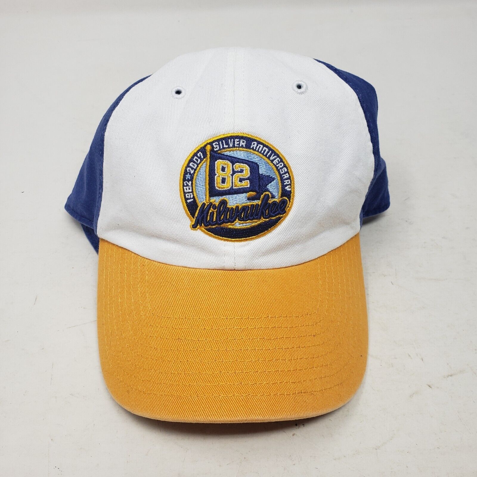 Milwaukee Brewers Silver Anniversary Baseball Hat Cap Twins
