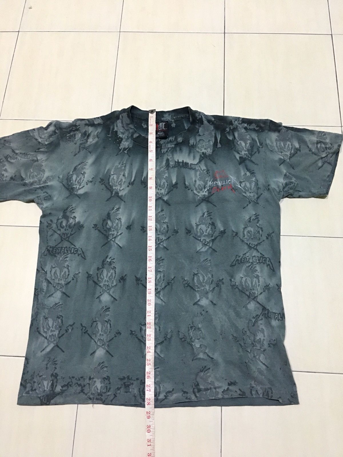 Band Tees Vintage metallica birth school death full print tour shirt Size US L / EU 52-54 / 3 - 6 Thumbnail