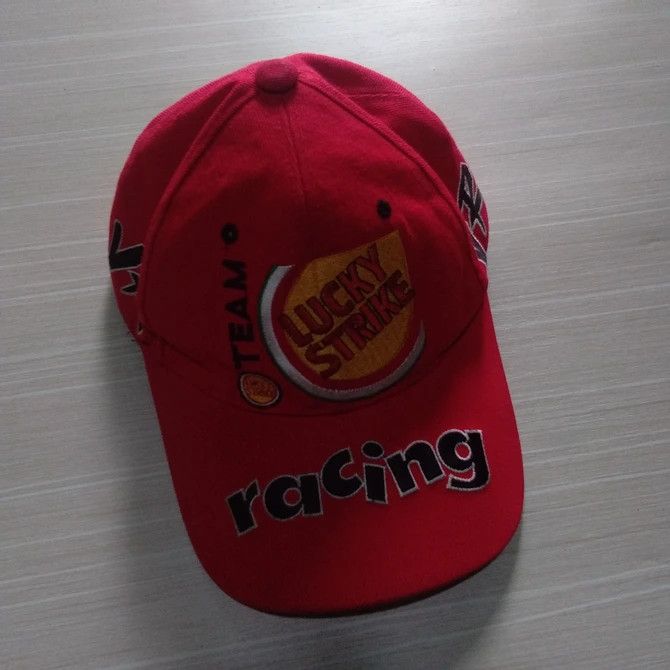 帽子 90s 00s LUCKY STRIKE SUZUKI Racing cap 90s 00s LUCKY STRIKE SUZUKI Racing cap - メルカリ