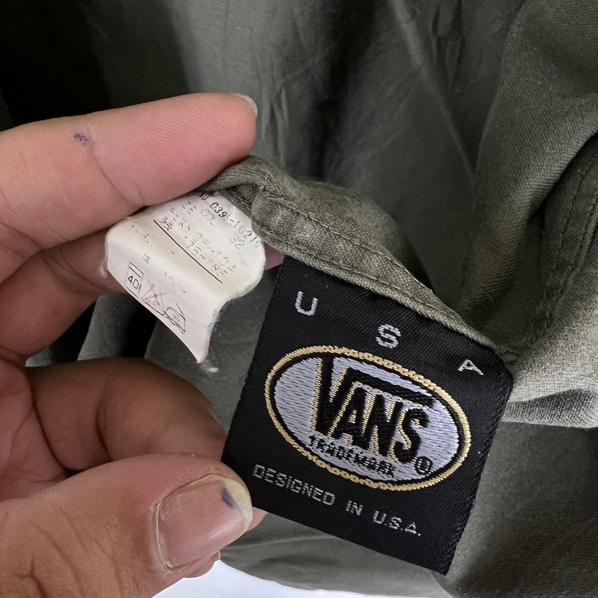 Japanese Brand VINTAGE VANS USA LIGHT JACKET MILITARY DESIGN Size US L / EU 52-54 / 3 - 10 Thumbnail