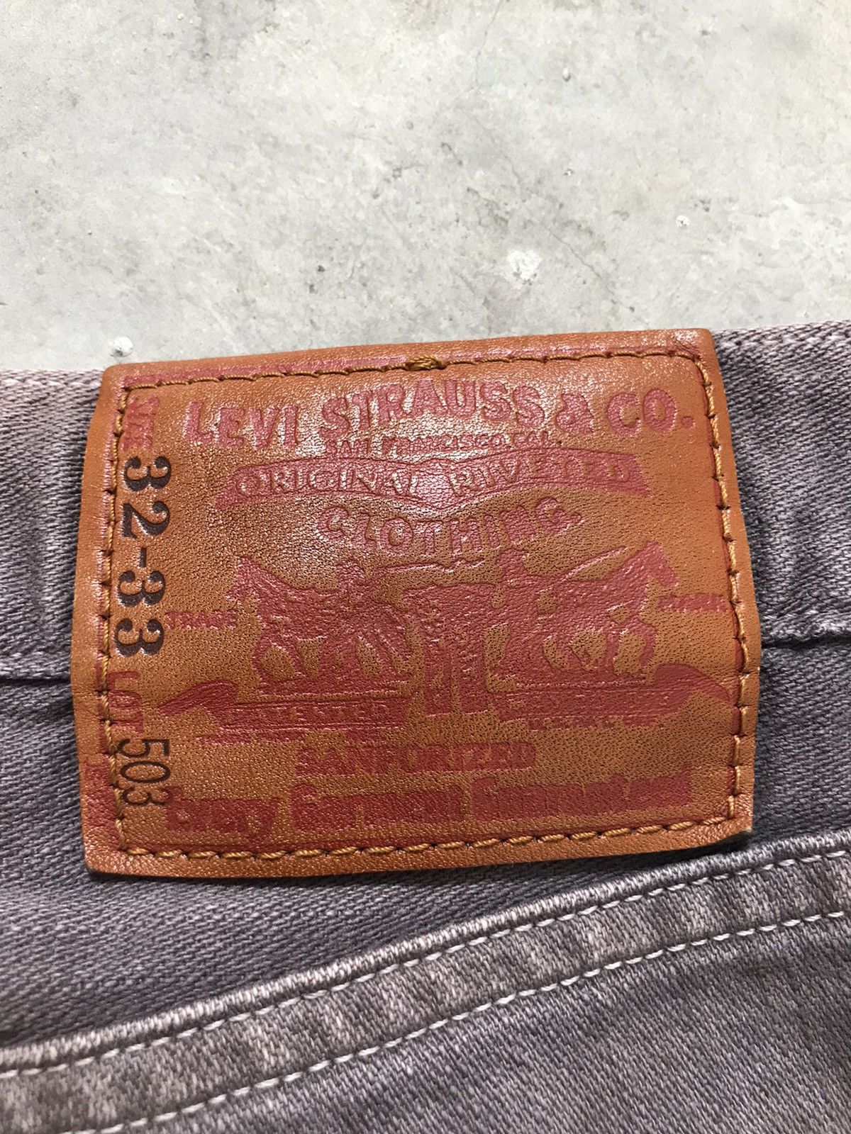 Levi's Vintage Clothing Rare Vtg Levis 503 Tie Dye Effect Unique Jeans IRREGULAR Size US 32 / EU 48 - 12 Thumbnail