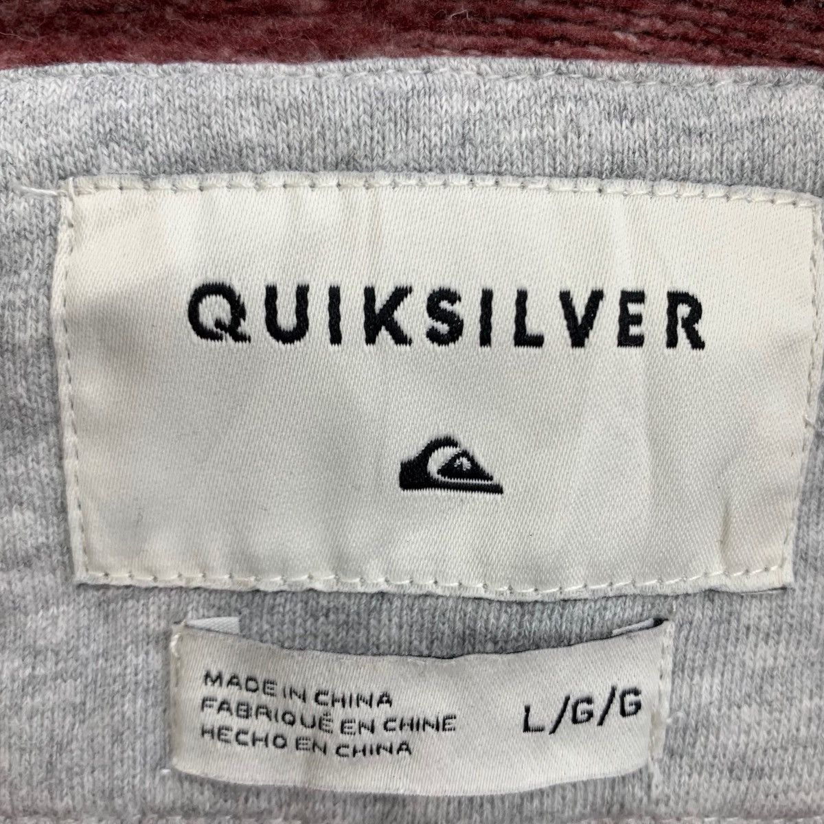 Quiksilver × Vintage Vintage Quicksilver Surfwear Zipper Hoodie Sweater Size US L / EU 52-54 / 3 - 5 Thumbnail