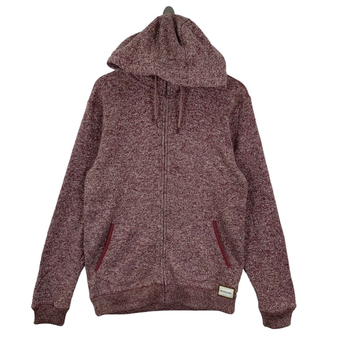 Quiksilver × Vintage Vintage Quicksilver Surfwear Zipper Hoodie Sweater Size US L / EU 52-54 / 3 - 1 Thumbnail