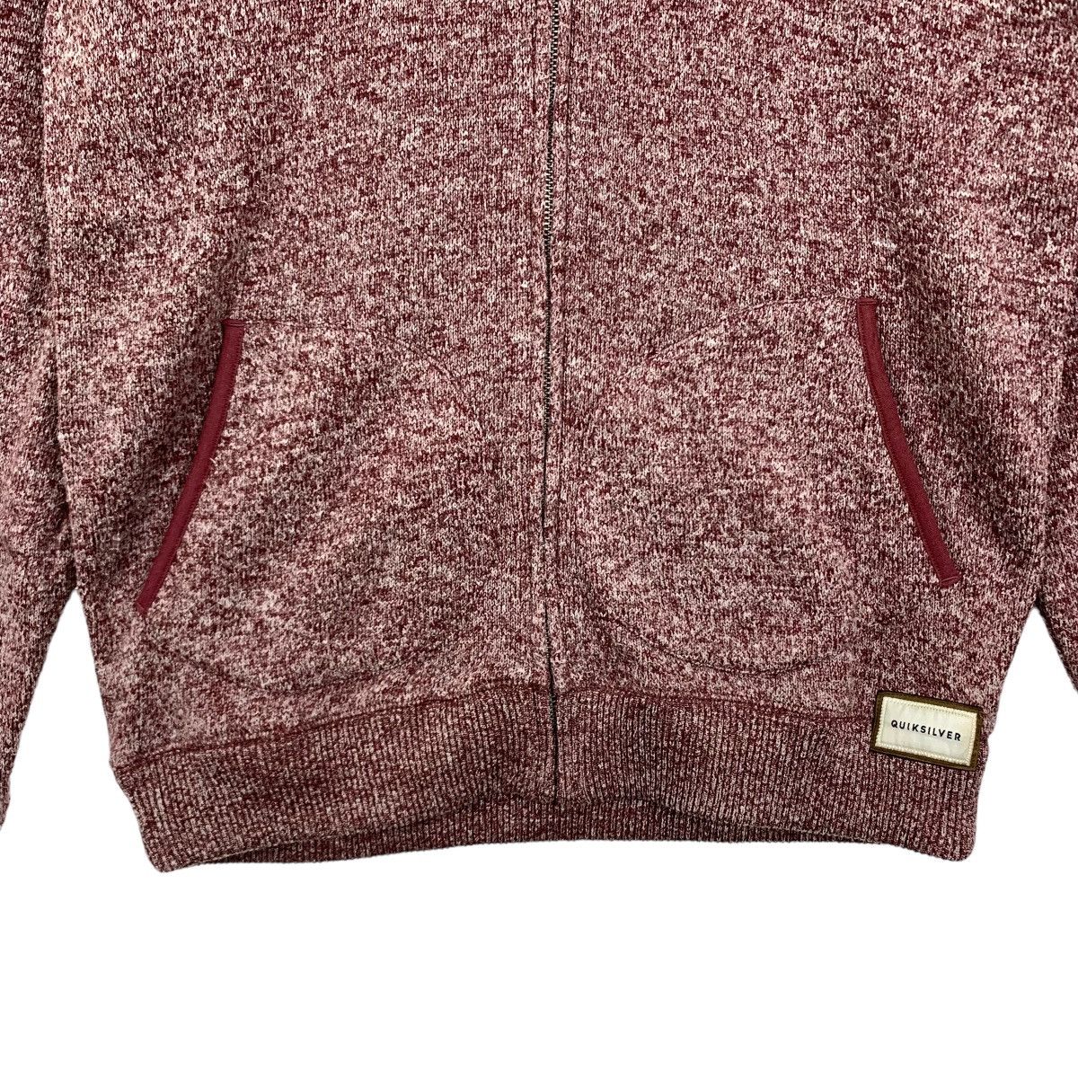 Quiksilver × Vintage Vintage Quicksilver Surfwear Zipper Hoodie Sweater Size US L / EU 52-54 / 3 - 3 Thumbnail