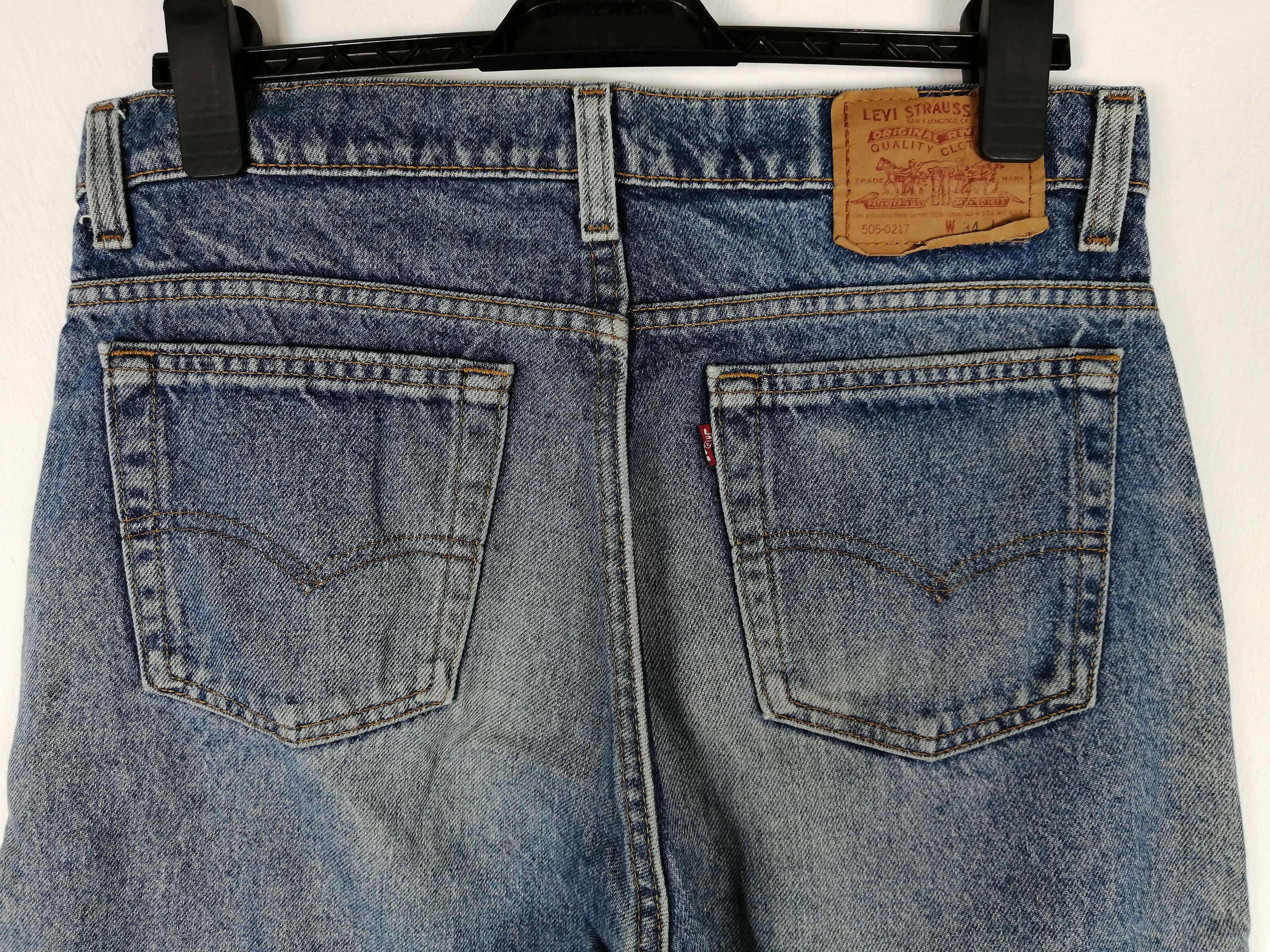 Levi's Vintage 90s Levis 505 Light Wash Denim Levi's Faded Jeans Size 28" / US 6 / IT 42 - 5 Thumbnail