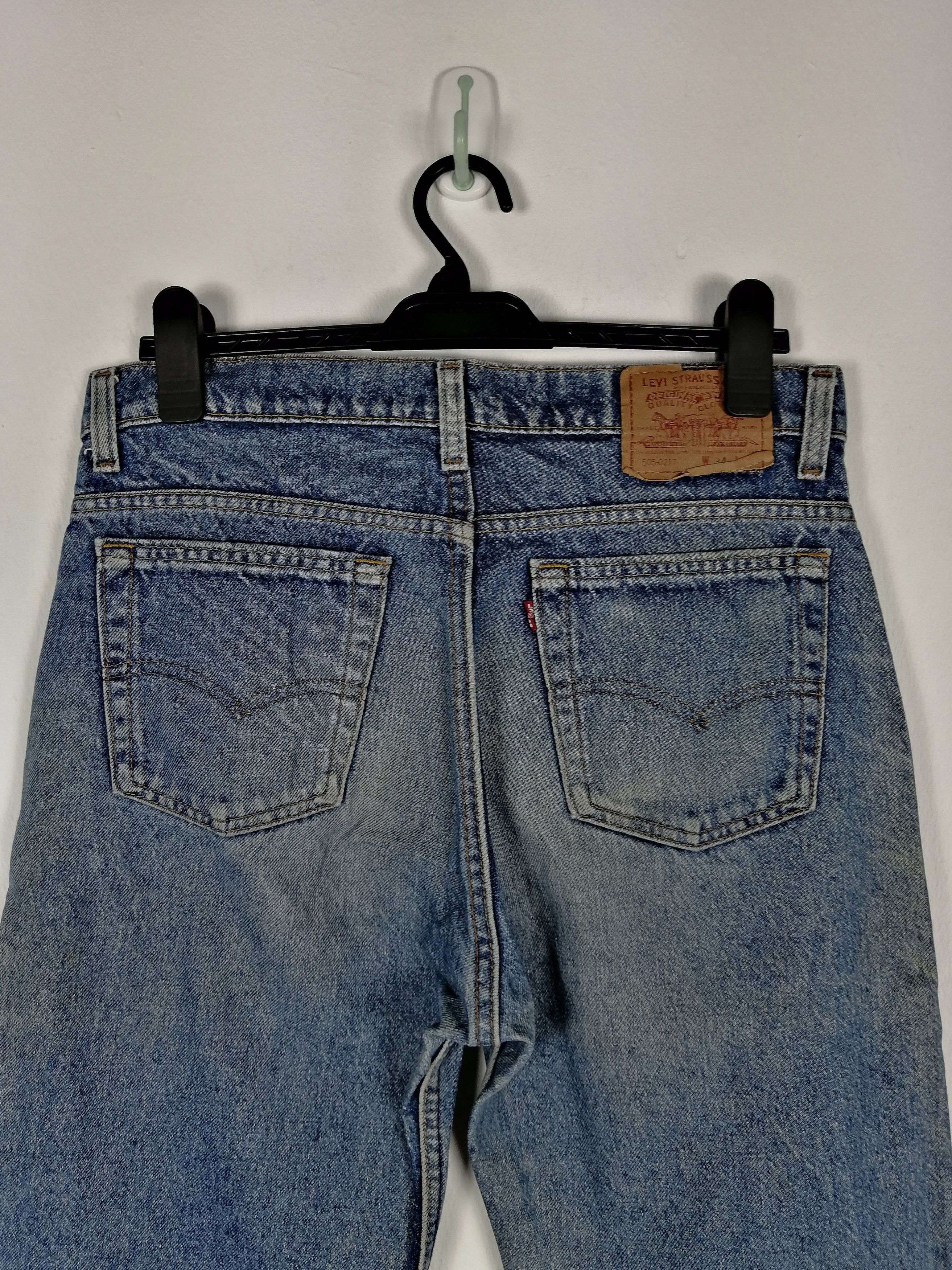 Levi's Vintage 90s Levis 505 Light Wash Denim Levi's Faded Jeans Size 28" / US 6 / IT 42 - 4 Thumbnail