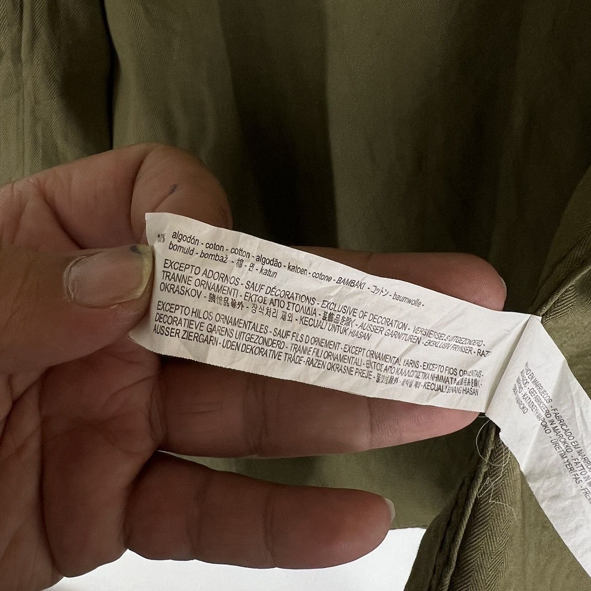 Japanese Brand VINTAGE ZARA MAN MILITARY DESIGN JACKET Size US S / EU 44-46 / 1 - 11 Thumbnail