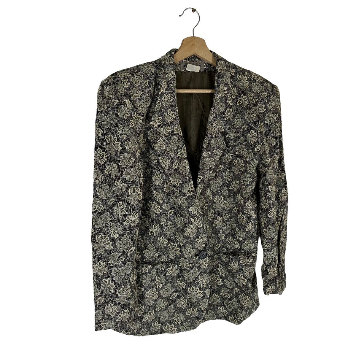 Japanese Brand VINTAGE HIP ITALY MADE FULL PRINT FLOWER JACKET Size US M / EU 48-50 / 2 - 2 Thumbnail