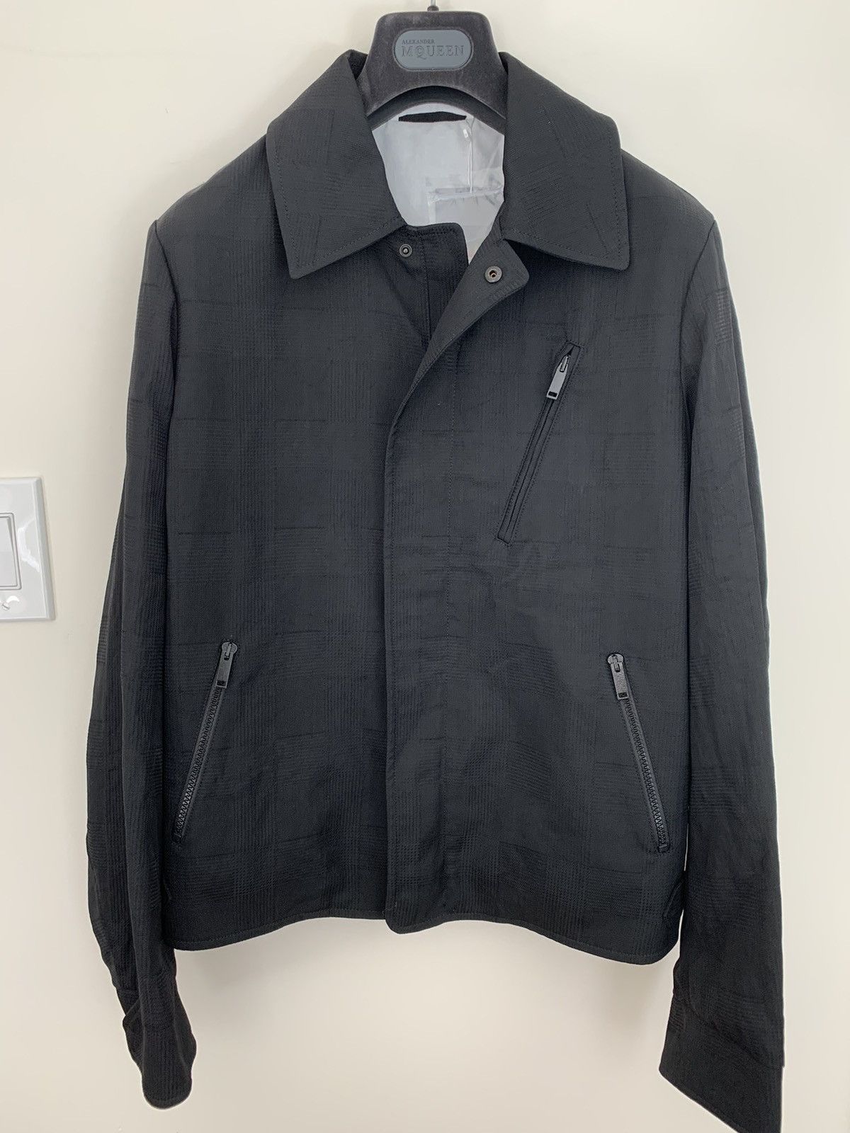 Alexander McQueen €1430 Prince of Wales Harrington-style jacket, Italy Size US M / EU 48-50 / 2 - 2 Thumbnail
