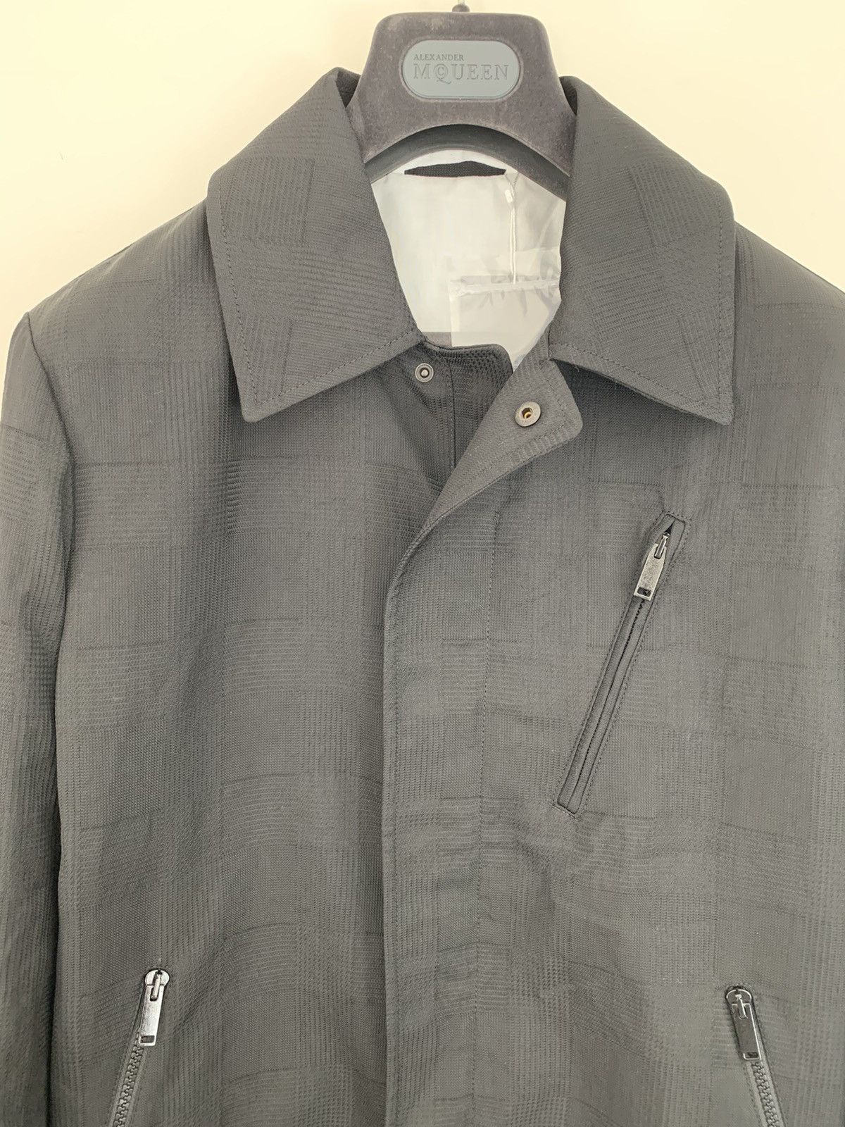 Alexander McQueen €1430 Prince of Wales Harrington-style jacket, Italy Size US M / EU 48-50 / 2 - 3 Thumbnail