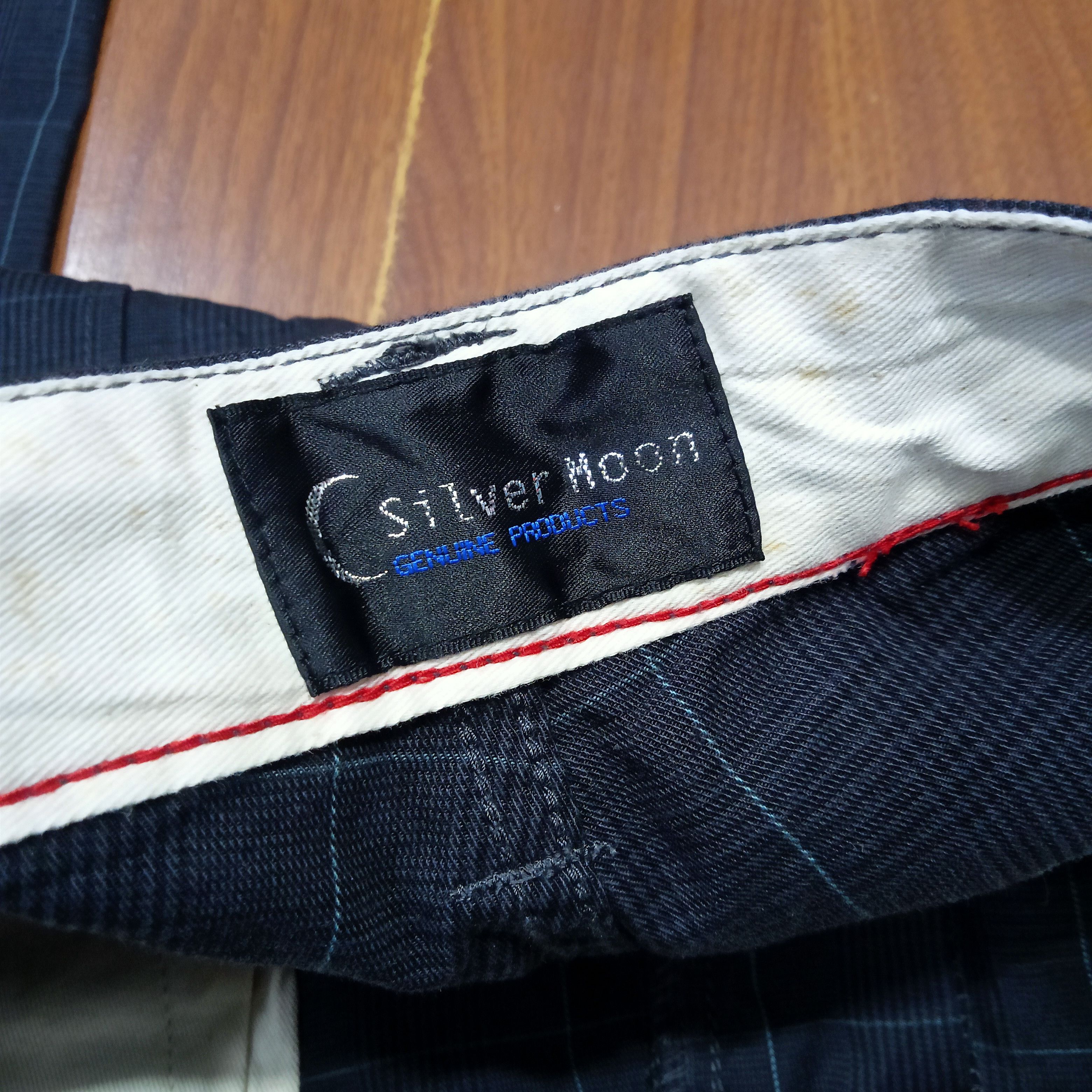 Japanese Brand × Vintage Silver moon cargo pants tartan motif Size US 34 / EU 50 - 5 Thumbnail