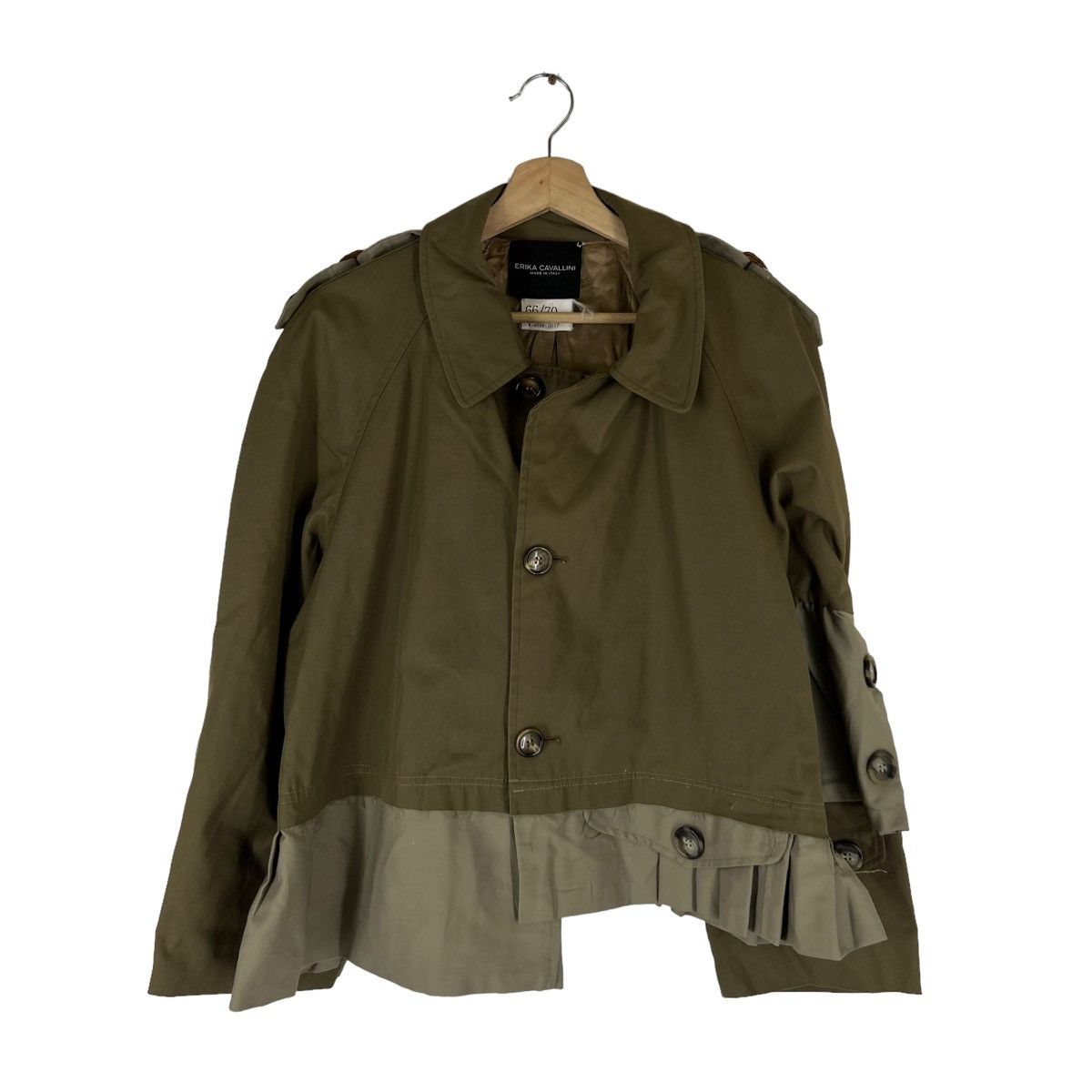 Vintage RARE CROPPED JACKET WINTER 2017 ERIKA CAVALLINI ITALY MADE Size M / US 6-8 / IT 42-44 - 1 Thumbnail