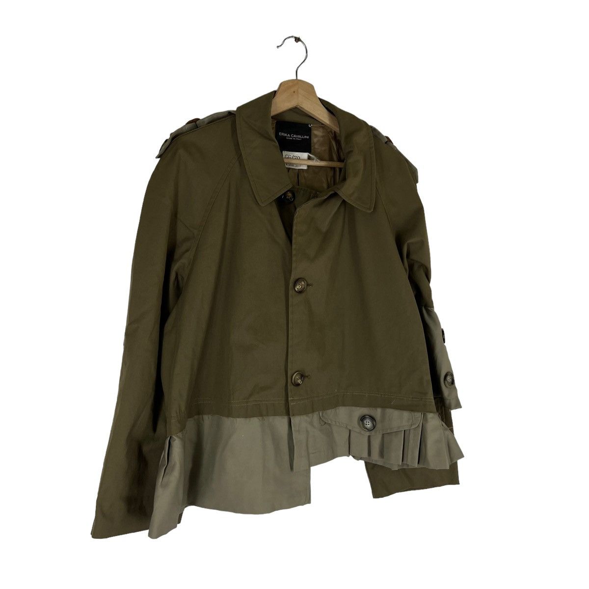 Vintage RARE CROPPED JACKET WINTER 2017 ERIKA CAVALLINI ITALY MADE Size M / US 6-8 / IT 42-44 - 2 Thumbnail