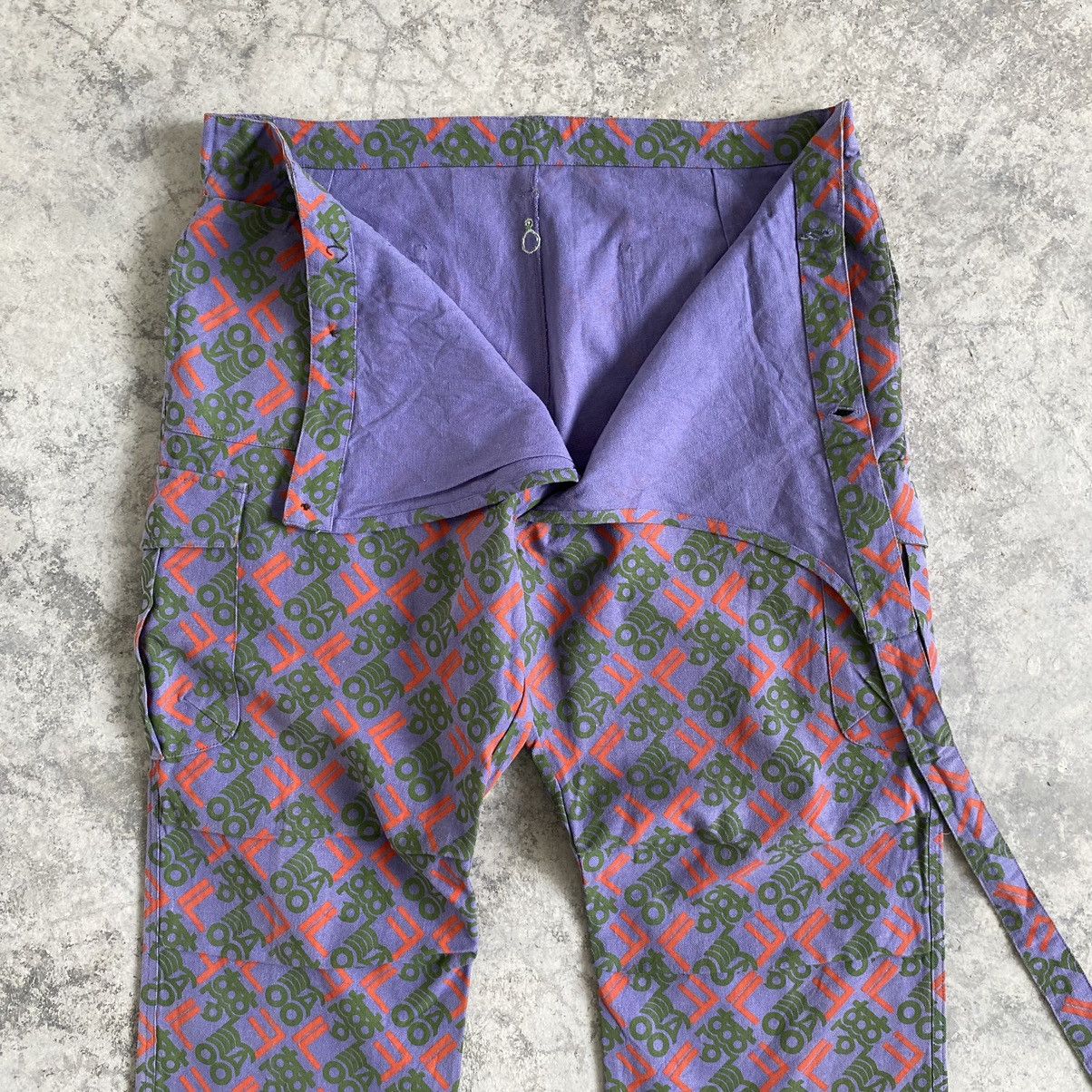 Japanese Brand Mash Mania Asymmetrical Belted Cargo Pants Size US 36 / EU 52 - 16 Thumbnail