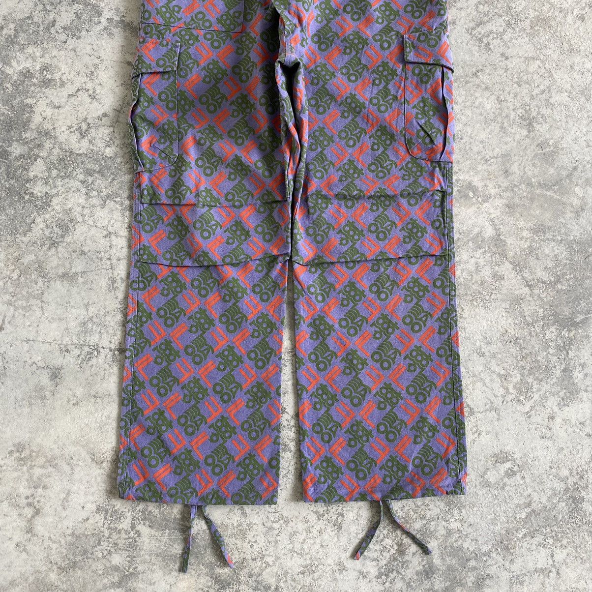 Japanese Brand Mash Mania Asymmetrical Belted Cargo Pants Size US 36 / EU 52 - 3 Thumbnail