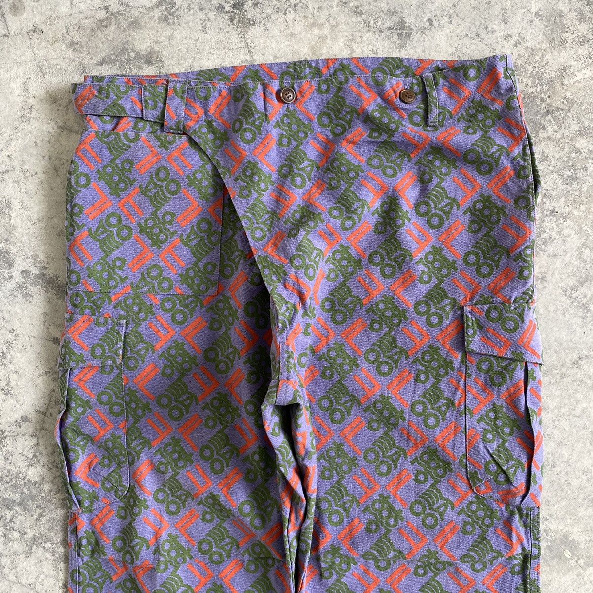 Japanese Brand Mash Mania Asymmetrical Belted Cargo Pants Size US 36 / EU 52 - 5 Thumbnail