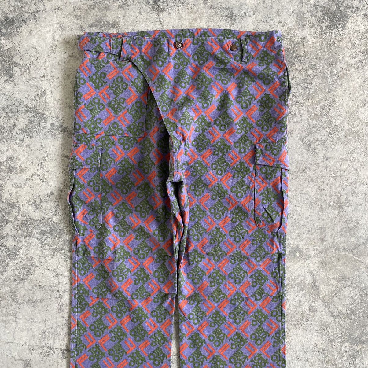 Japanese Brand Mash Mania Asymmetrical Belted Cargo Pants Size US 36 / EU 52 - 2 Thumbnail