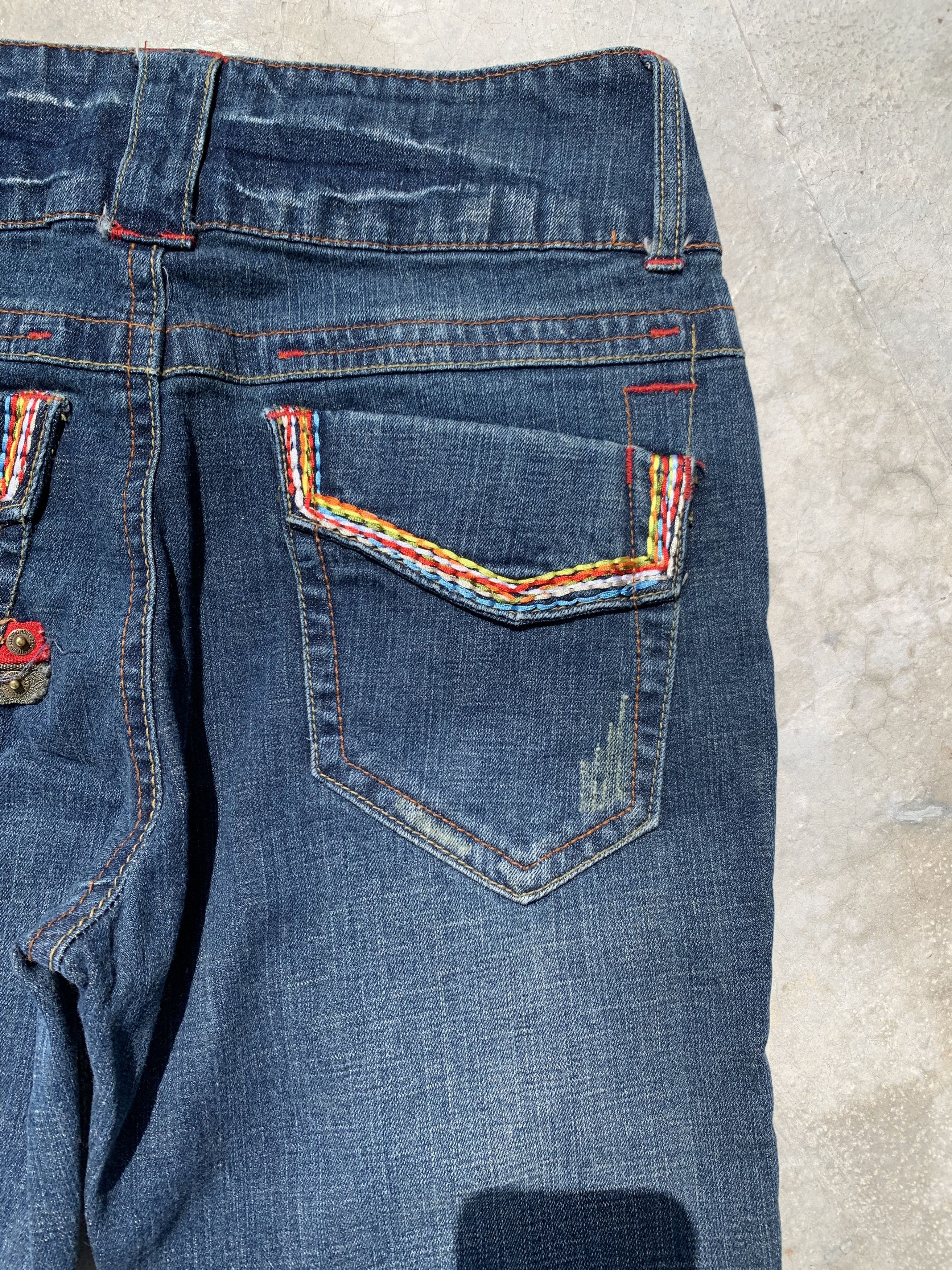 Japanese Brand Vintage Melurelee Flare Denim Jeans Size US 29 - 10 Thumbnail