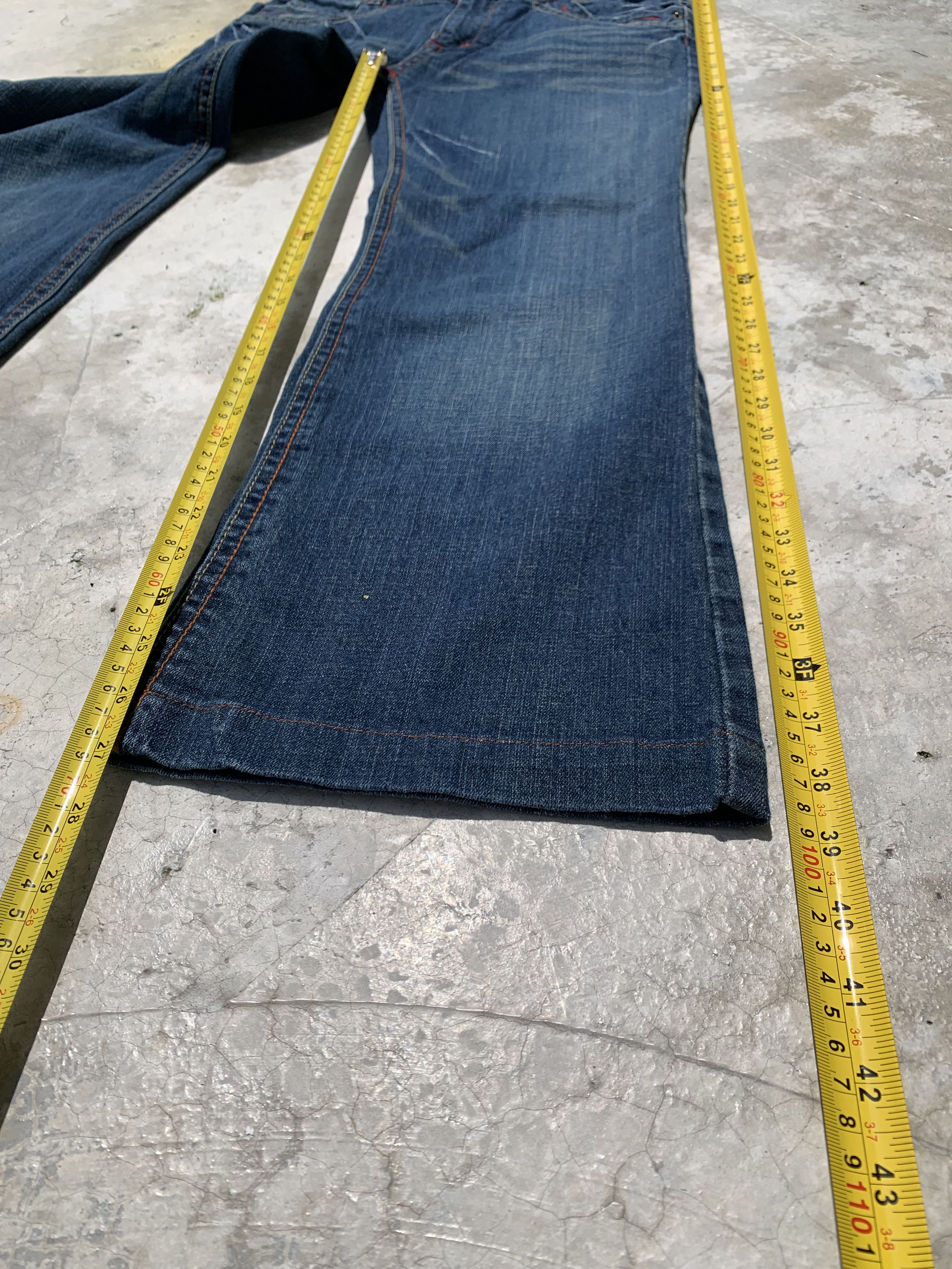 Japanese Brand Vintage Melurelee Flare Denim Jeans Size US 29 - 7 Thumbnail