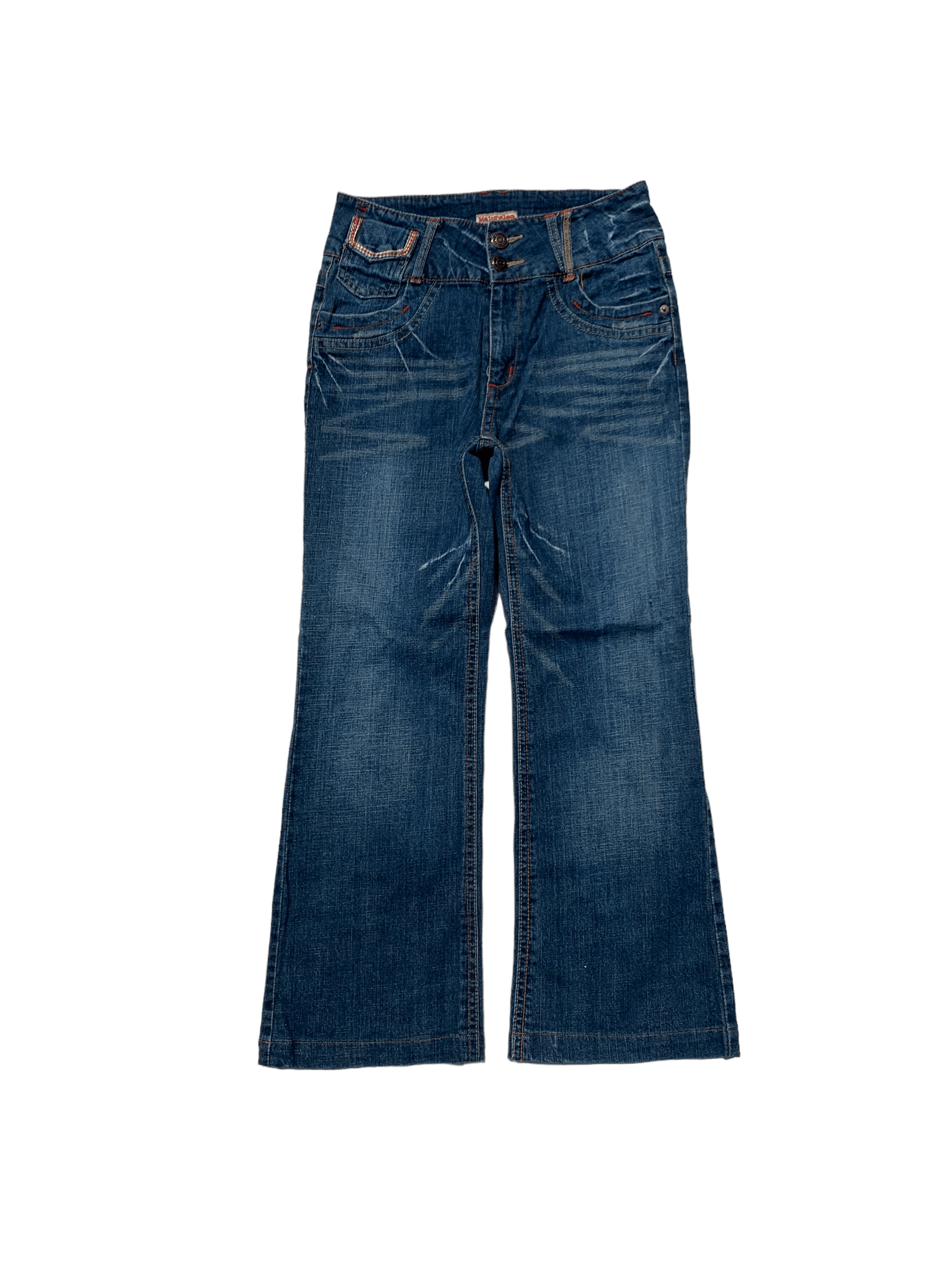 Japanese Brand Vintage Melurelee Flare Denim Jeans Size US 29 - 2 Thumbnail