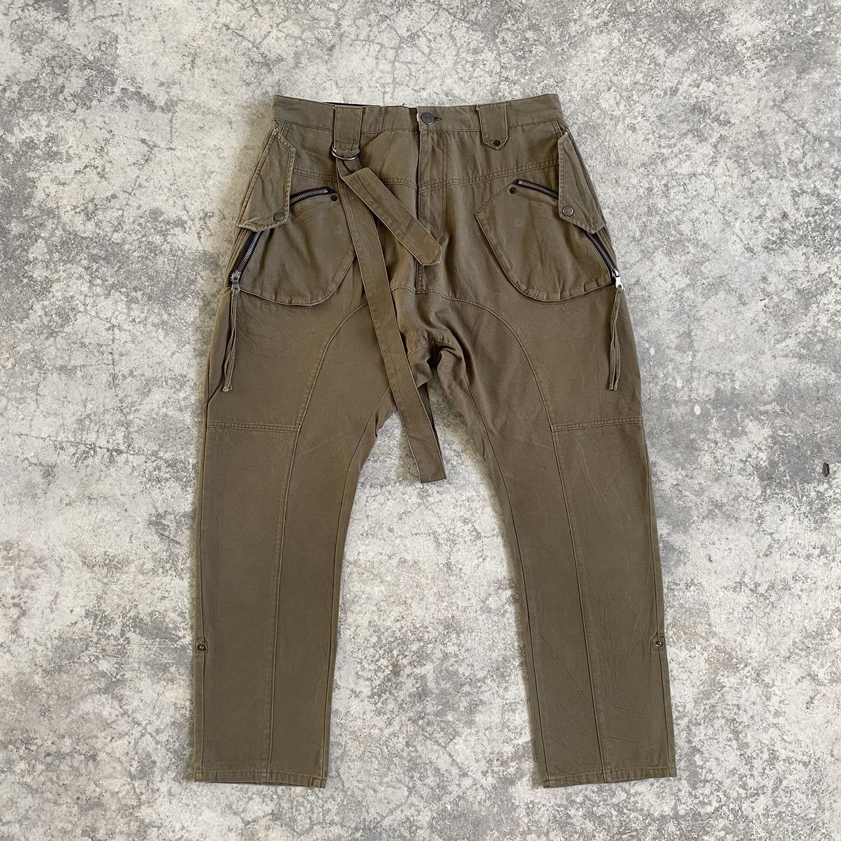 Japanese Brand VTG PPFM Eastern Rock 3D Pocket Dropped Crotch Pants Size US 34 / EU 50 - 1 Thumbnail