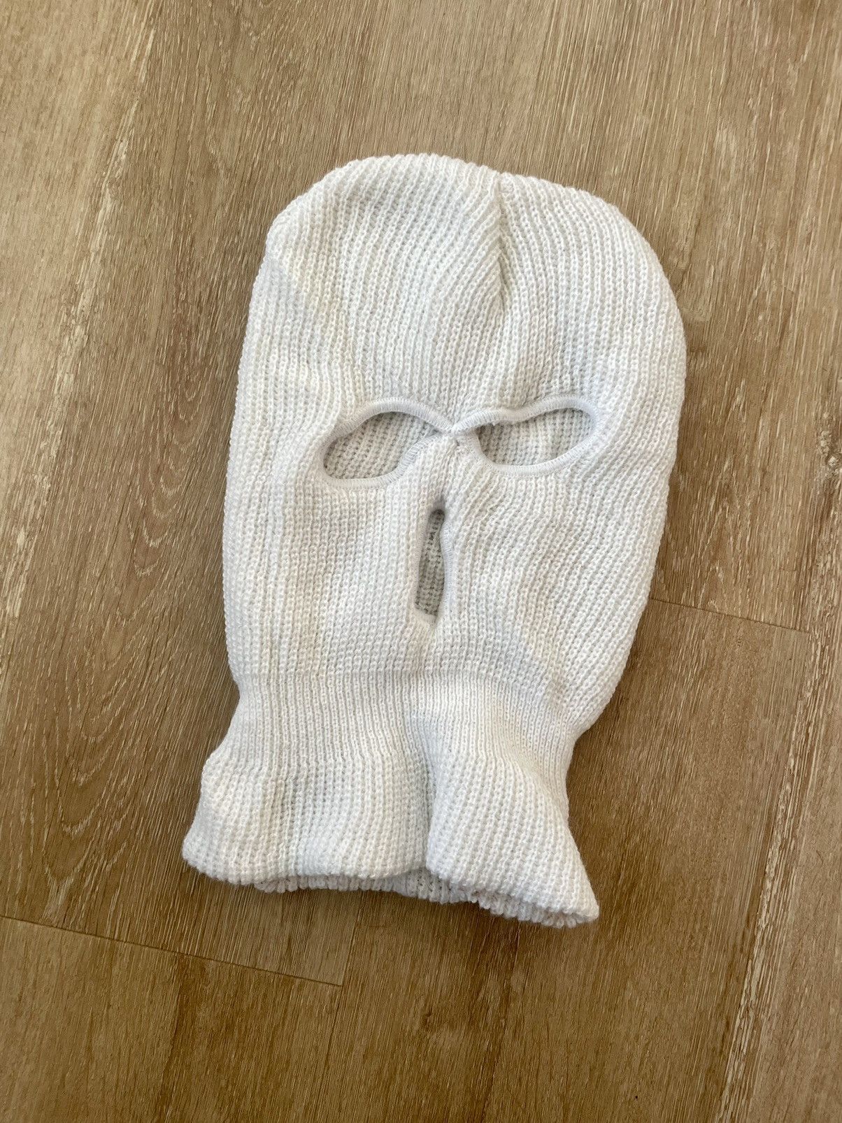 Vintage VINTAGE Y2K RETRO 3-HOLE SKI MASK KNIT FACECOVER Size ONE SIZE - 4 Thumbnail