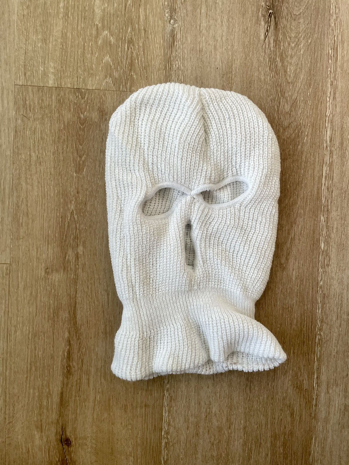 Vintage VINTAGE Y2K RETRO 3-HOLE SKI MASK KNIT FACECOVER Size ONE SIZE - 6 Thumbnail