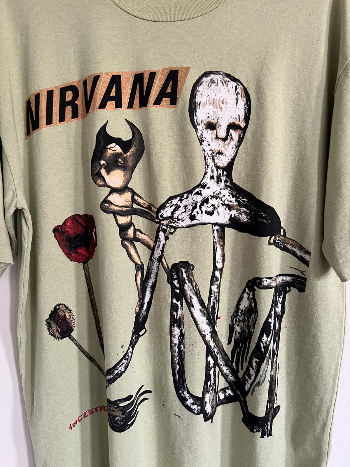 Vintage MINT 1993 Nirvana Incesticide single-stitched t-shirt, XL Size US XL / EU 56 / 4 - 2 Thumbnail