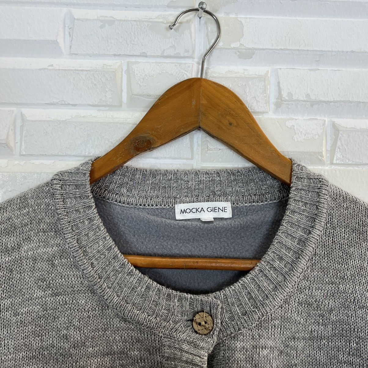 Japanese Brand VINTAGE MOCKA GIENE CARDIGAN BIG LOGO Size US M / EU 48-50 / 2 - 4 Thumbnail