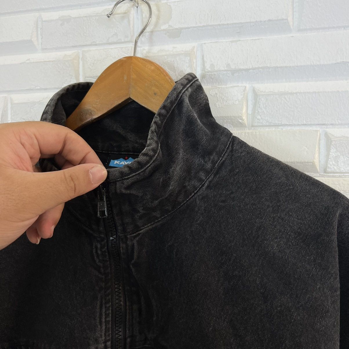 Japanese Brand VINTAGE HIKORY CHORE JACKET KAVU MADE IN USA Size US S / EU 44-46 / 1 - 6 Thumbnail