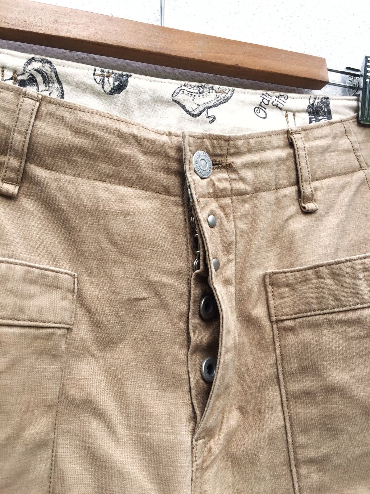 Japanese Brand Ordinary Fits 🇯🇵 Chinos Pants Gas Mask Julius 7 Size US 32 / EU 48 - 4 Thumbnail