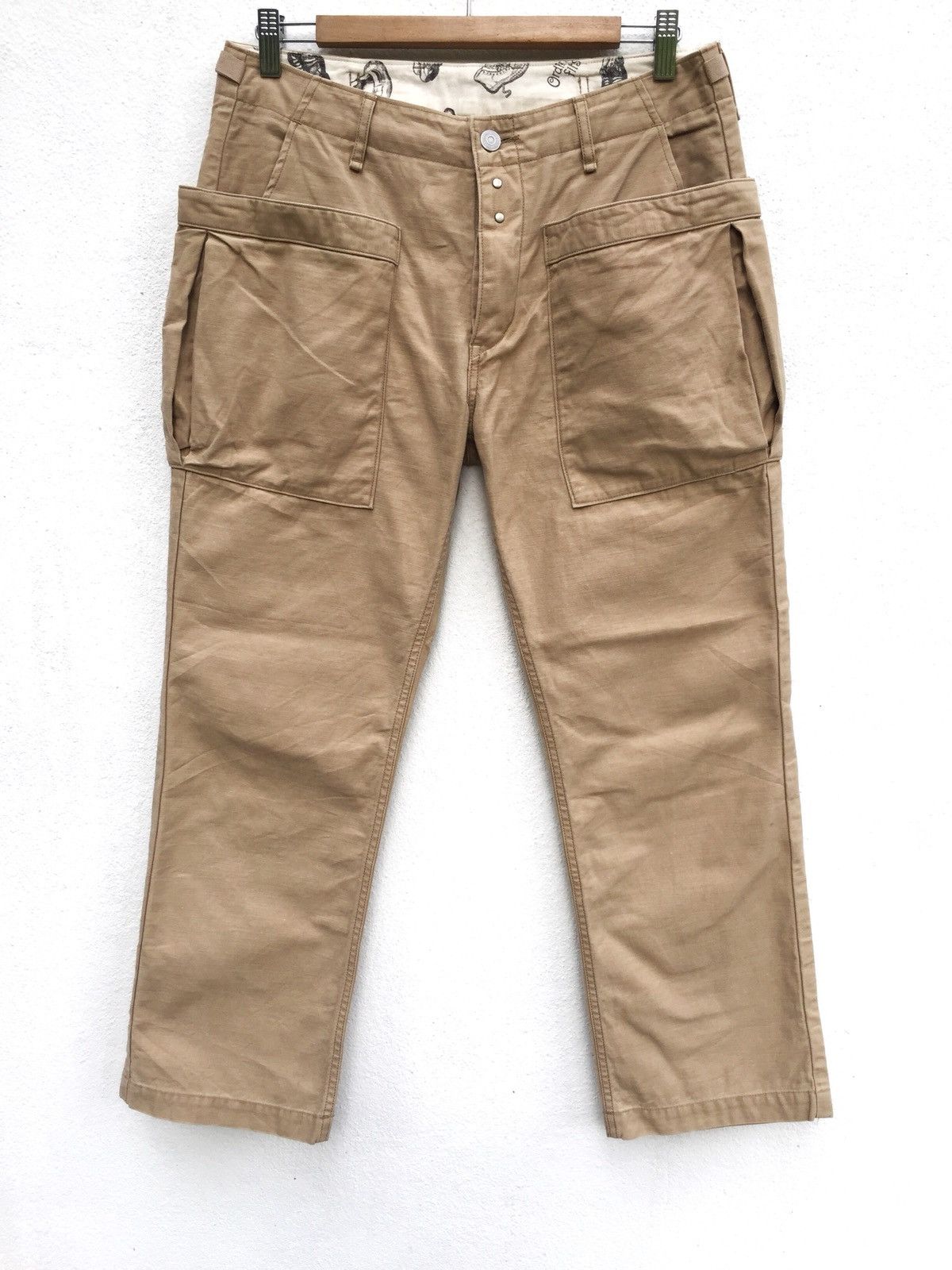 Japanese Brand Ordinary Fits 🇯🇵 Chinos Pants Gas Mask Julius 7 Size US 32 / EU 48 - 1 Thumbnail
