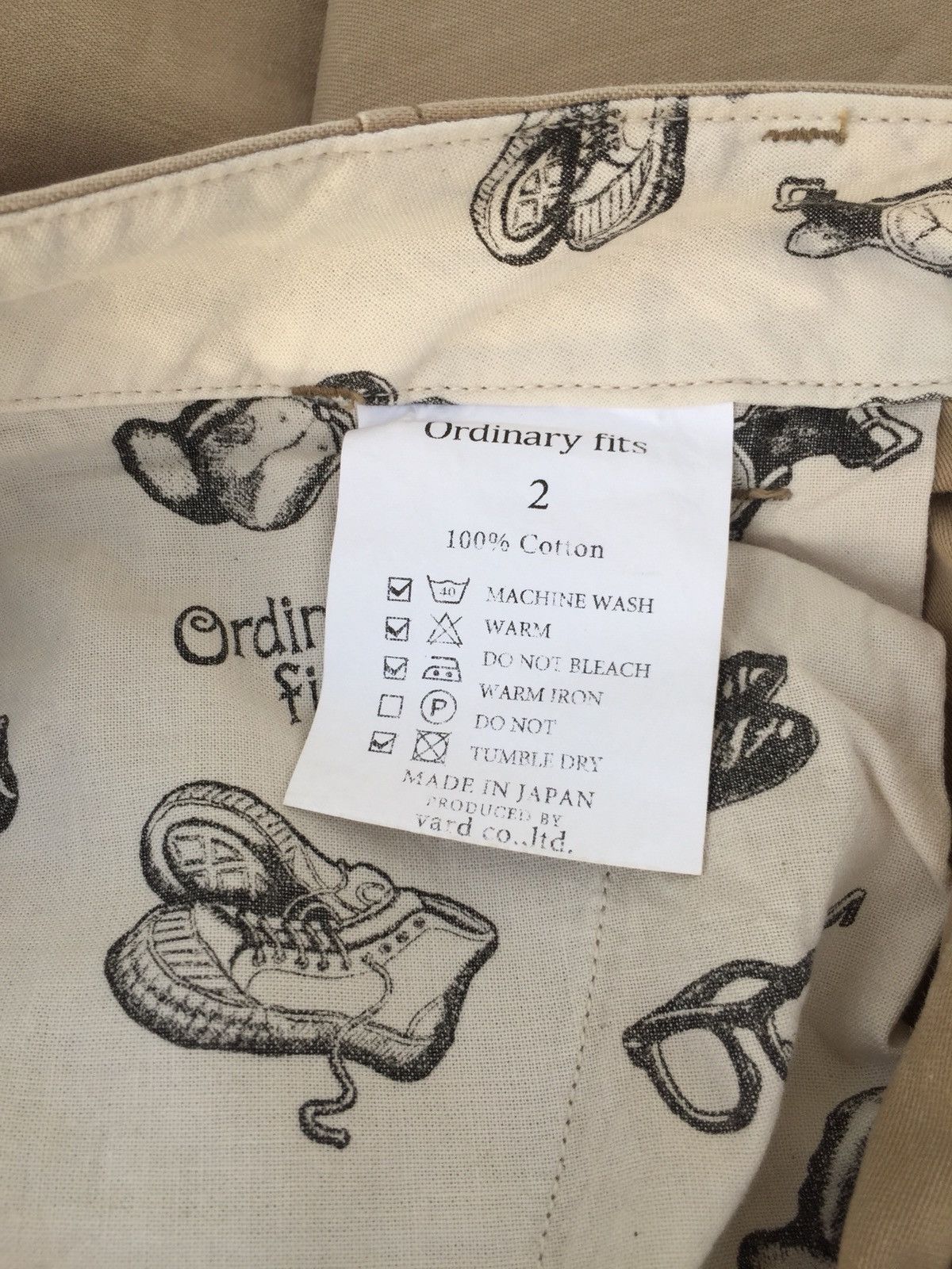 Japanese Brand Ordinary Fits 🇯🇵 Chinos Pants Gas Mask Julius 7 Size US 32 / EU 48 - 7 Thumbnail