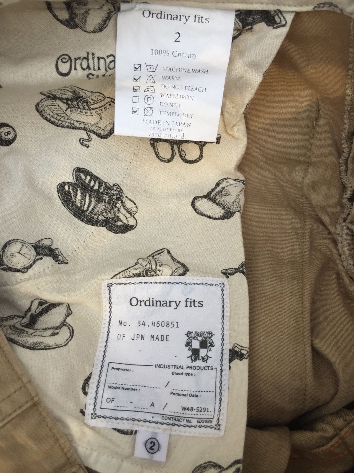 Japanese Brand Ordinary Fits 🇯🇵 Chinos Pants Gas Mask Julius 7 Size US 32 / EU 48 - 8 Thumbnail