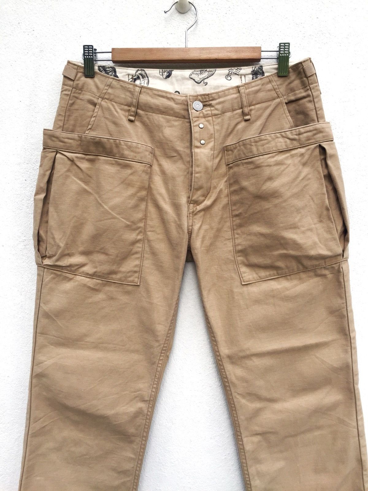 Japanese Brand Ordinary Fits 🇯🇵 Chinos Pants Gas Mask Julius 7 Size US 32 / EU 48 - 2 Thumbnail