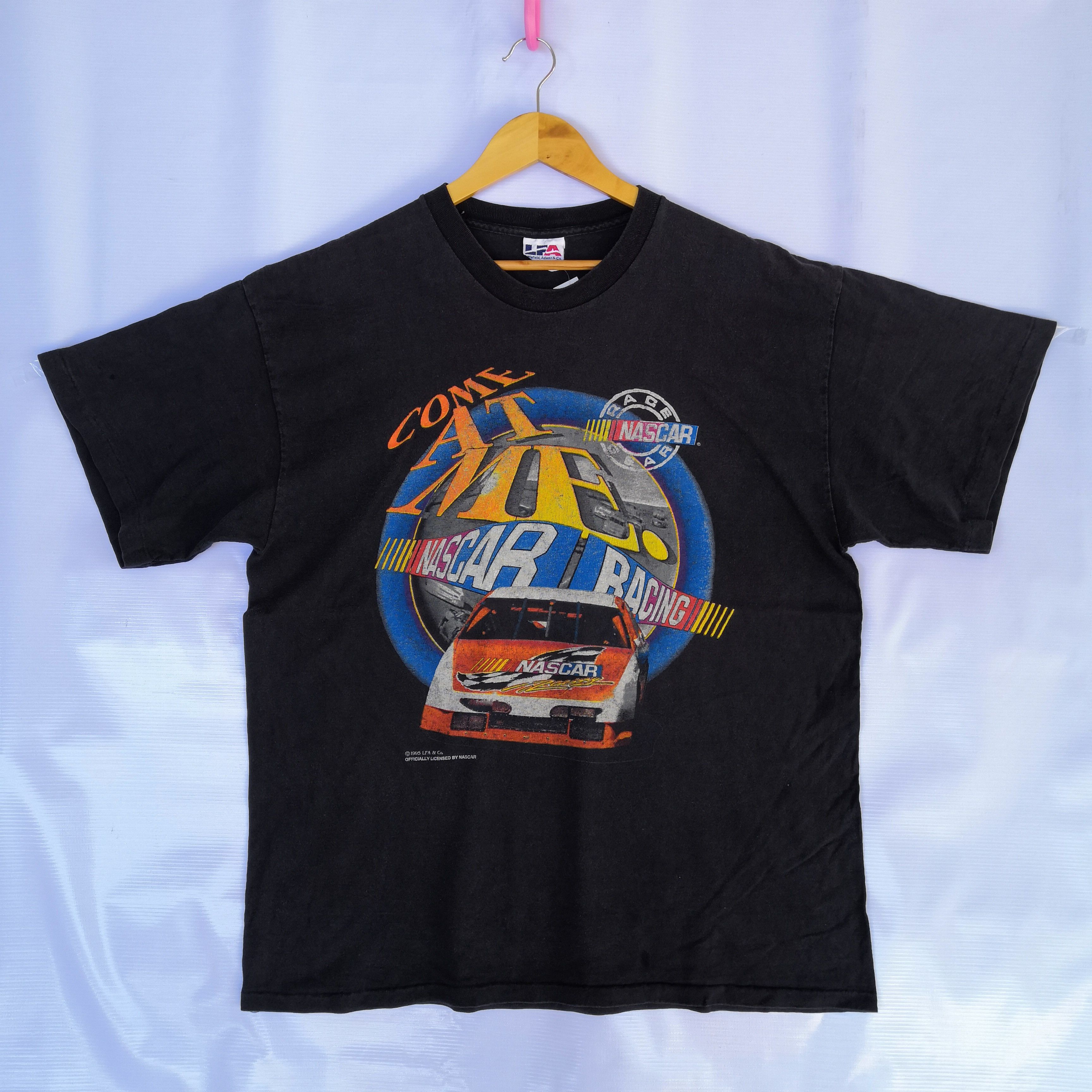 NASCAR Vintage 1995 Come at Me Nascar T-Shirt Nascar Tee 56789 Size US XL / EU 56 / 4 - 2 Thumbnail