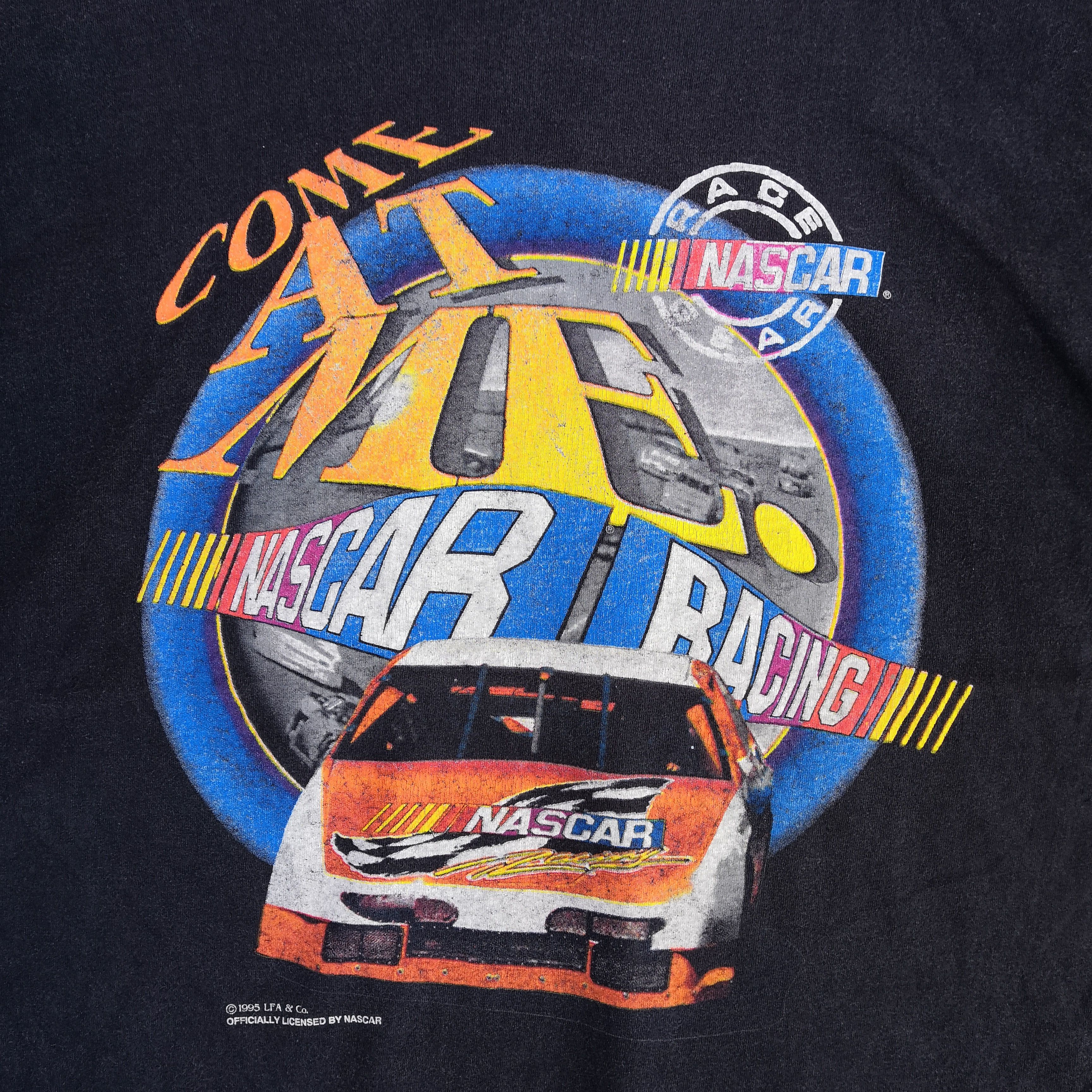 NASCAR Vintage 1995 Come at Me Nascar T-Shirt Nascar Tee 56789 Size US XL / EU 56 / 4 - 4 Thumbnail