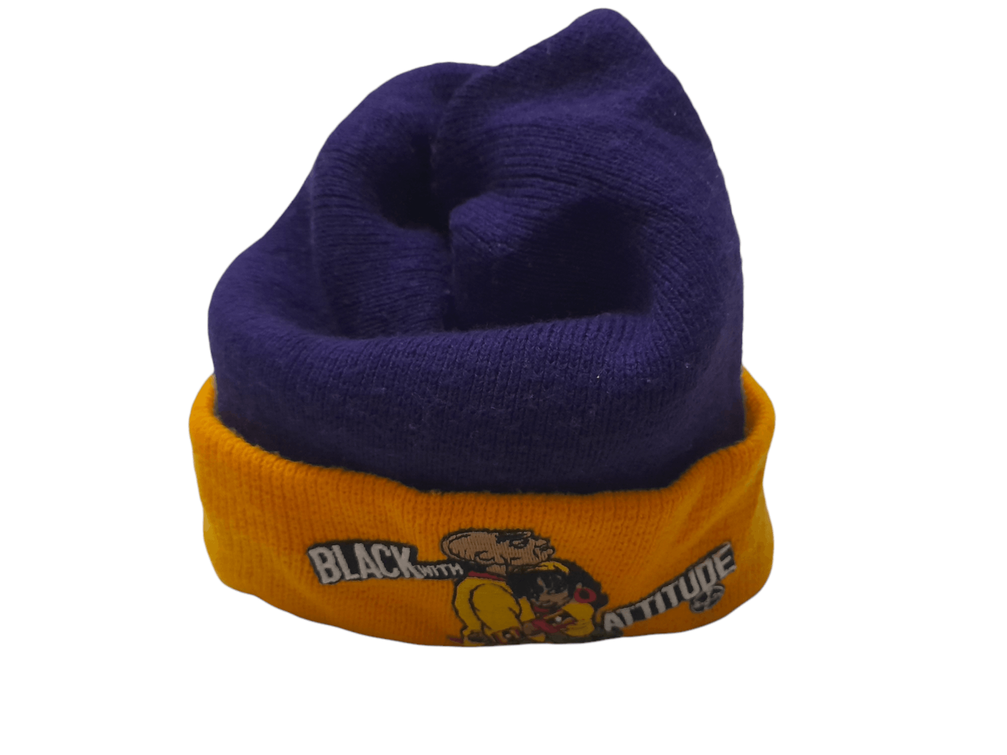 Other Black with A ttitude Beanie (D866) Size ONE SIZE - 4 Thumbnail