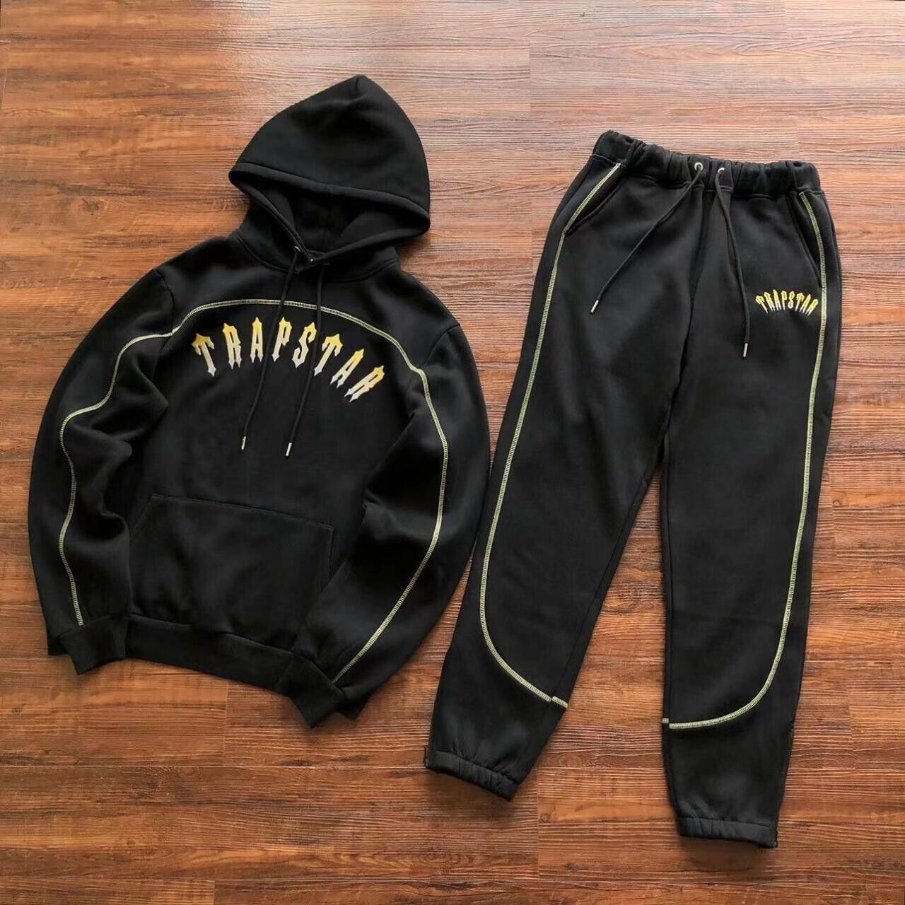 Trapstar London TrapStar Central Cee Yellow and Black Tracksuit Grailed