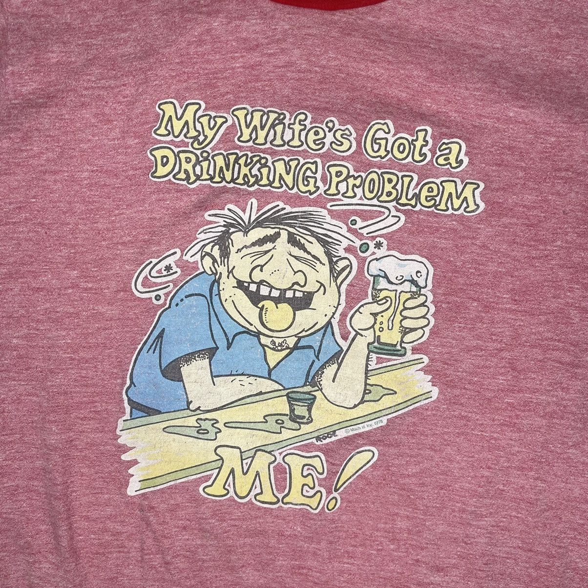 Vintage Vintage drunk tee Size US XS / EU 42 / 0 - 7 Thumbnail