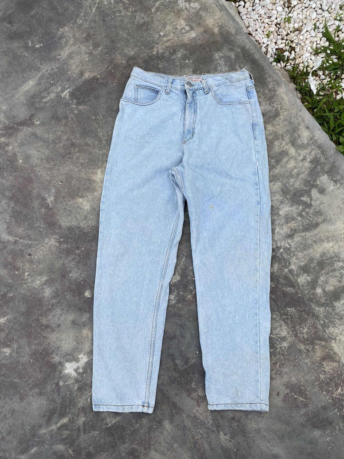 Guess × Vintage Vintage Guess Stone Wash Jeans Size US 29 - 2 Thumbnail