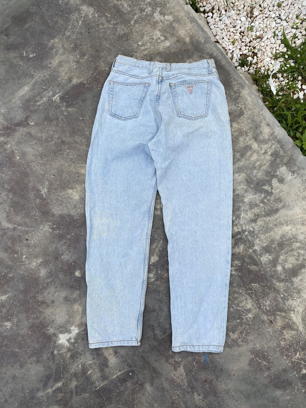 Guess × Vintage Vintage Guess Stone Wash Jeans Size US 29 - 3 Thumbnail