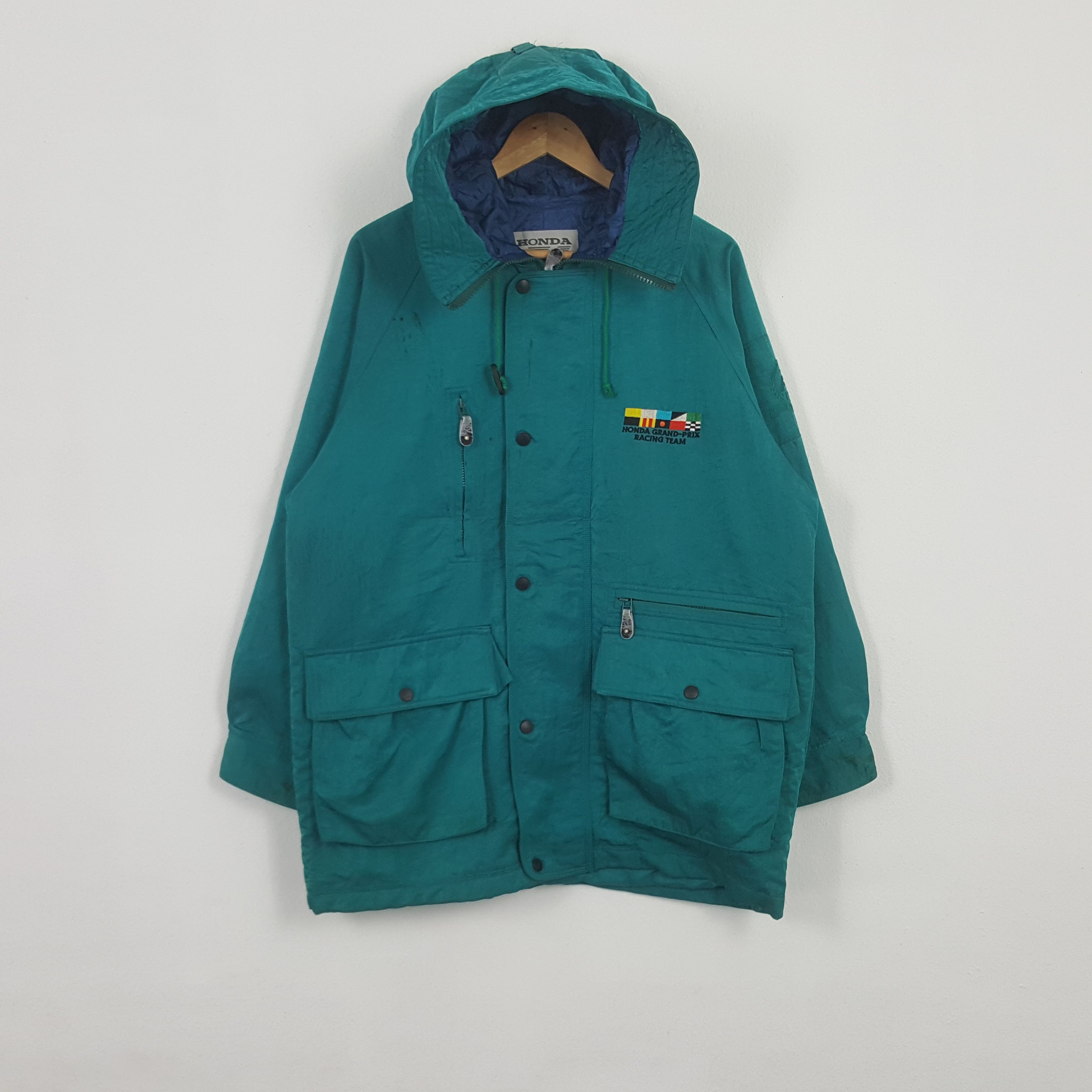 Honda × Vintage Vintage Honda F1 Formula One Mugen Art Jacket Hoodies Size US L / EU 52-54 / 3 - 3 Thumbnail