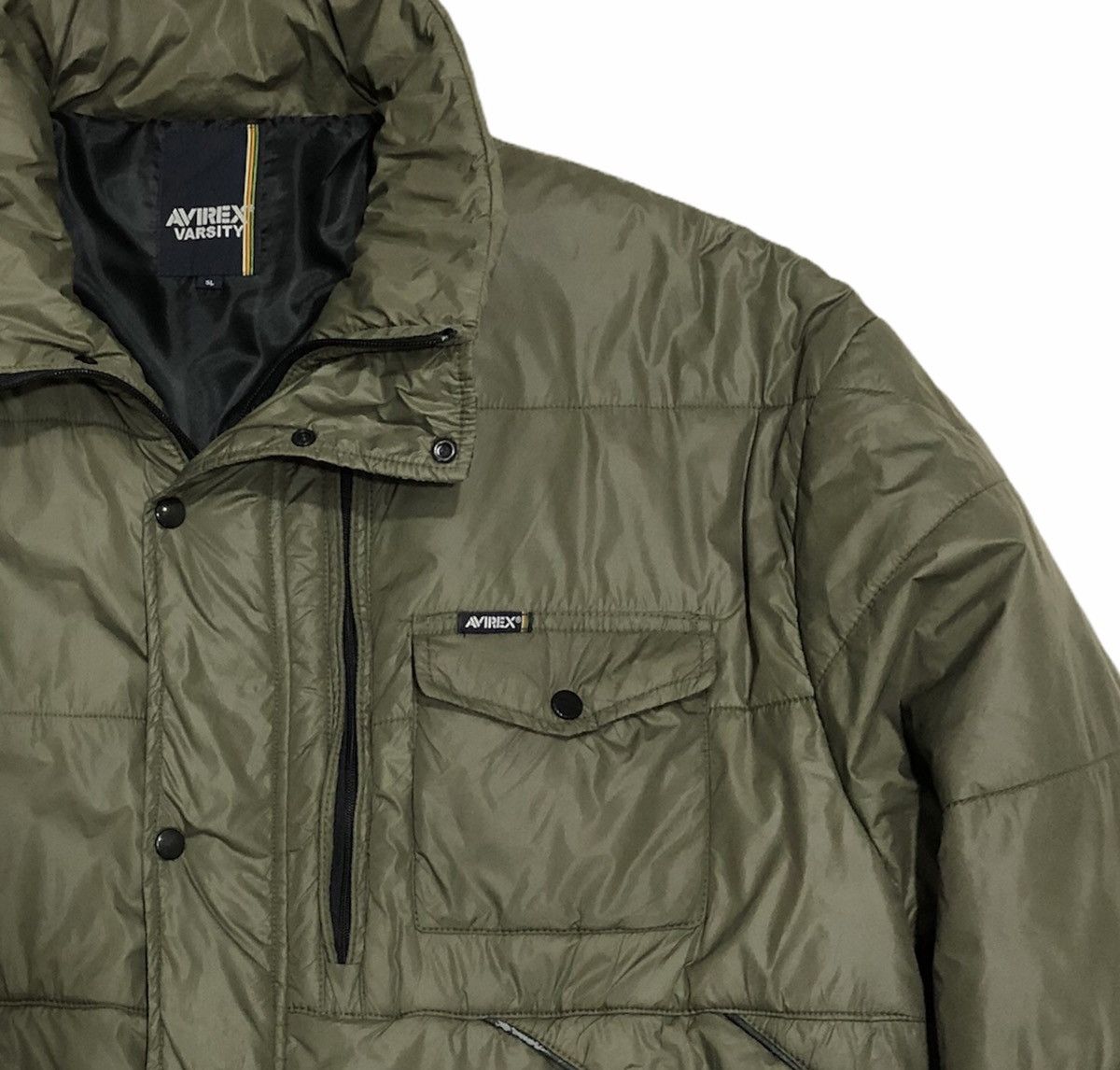 Avirex Avirex Varsity Hooded Puffer Jacket Size US XXL / EU 58 / 5 - 7 Thumbnail